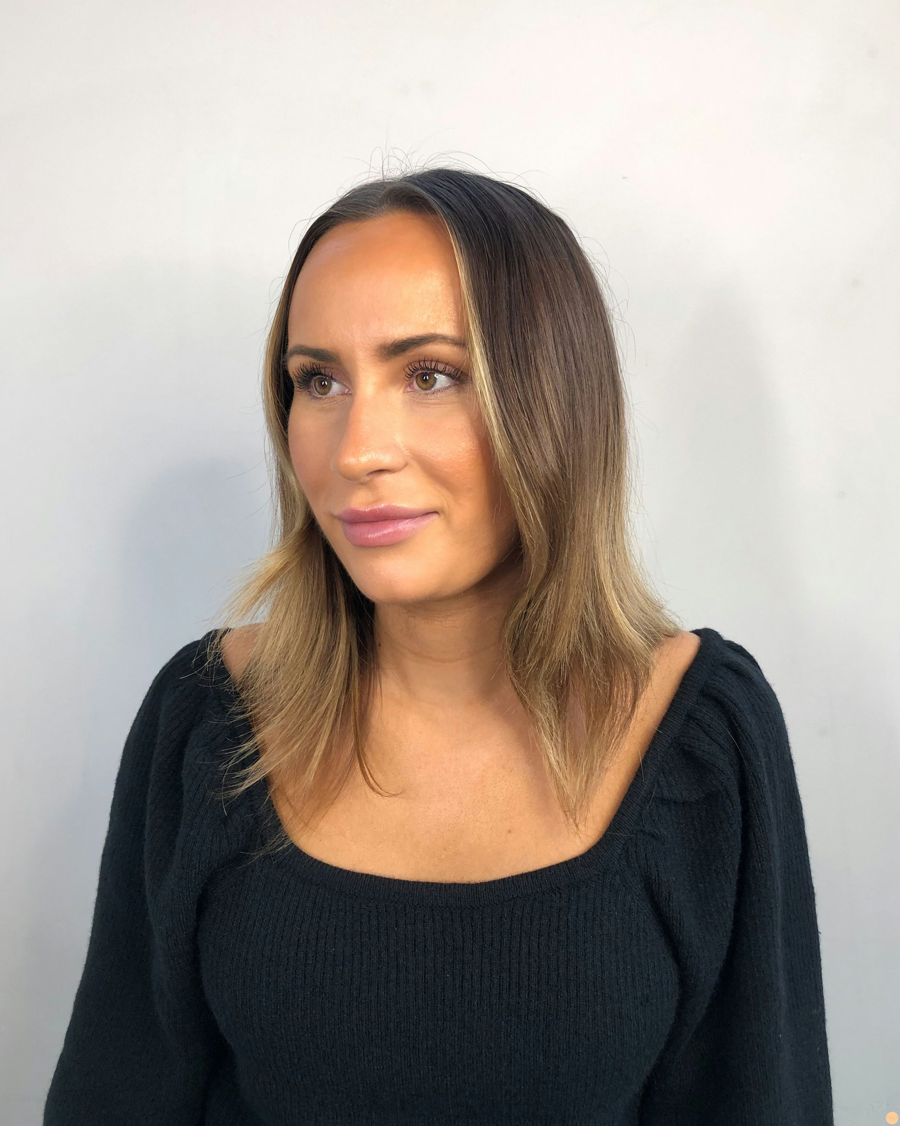 Hairtalk förlängning 40cm mörkt