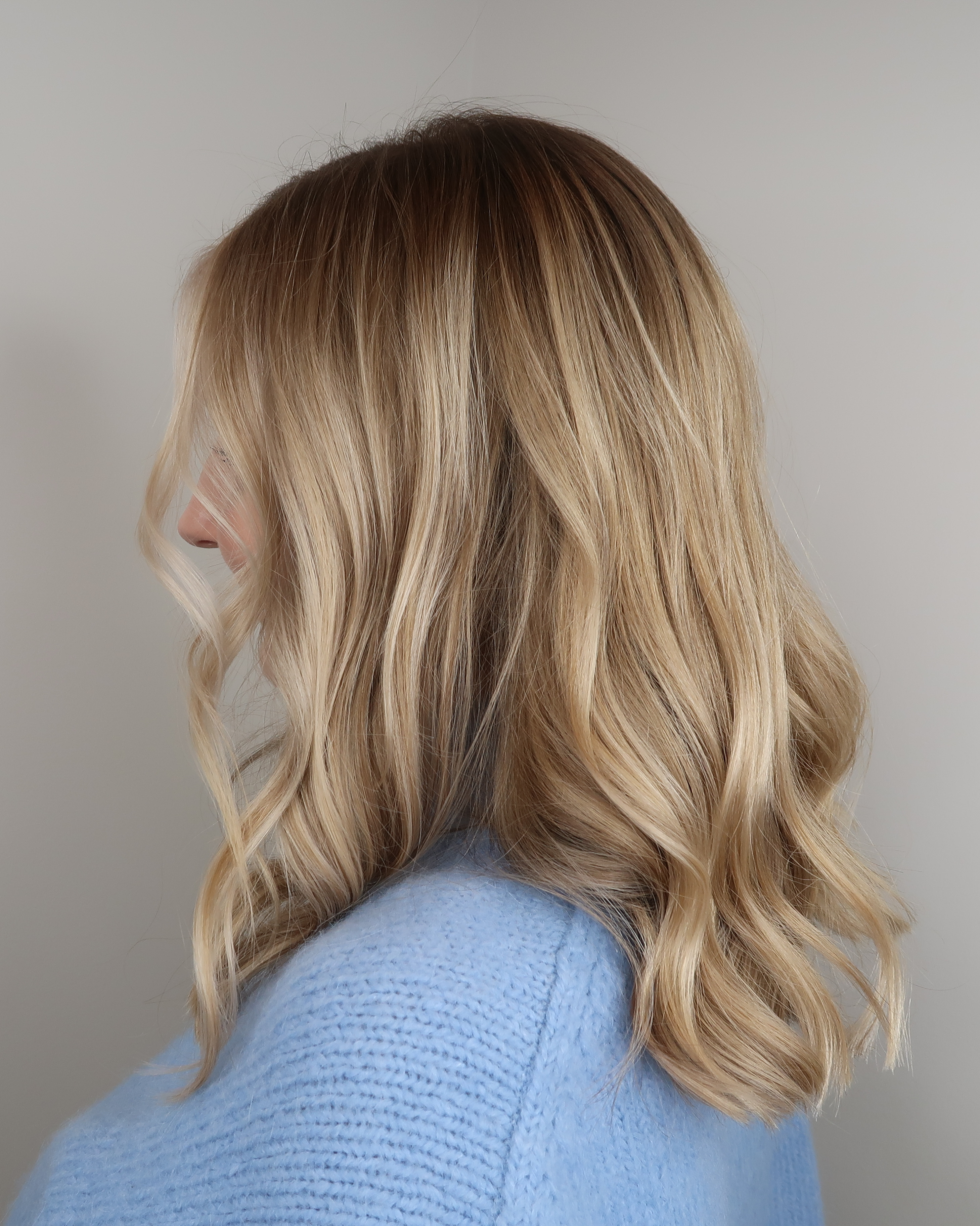 Krämig balayage