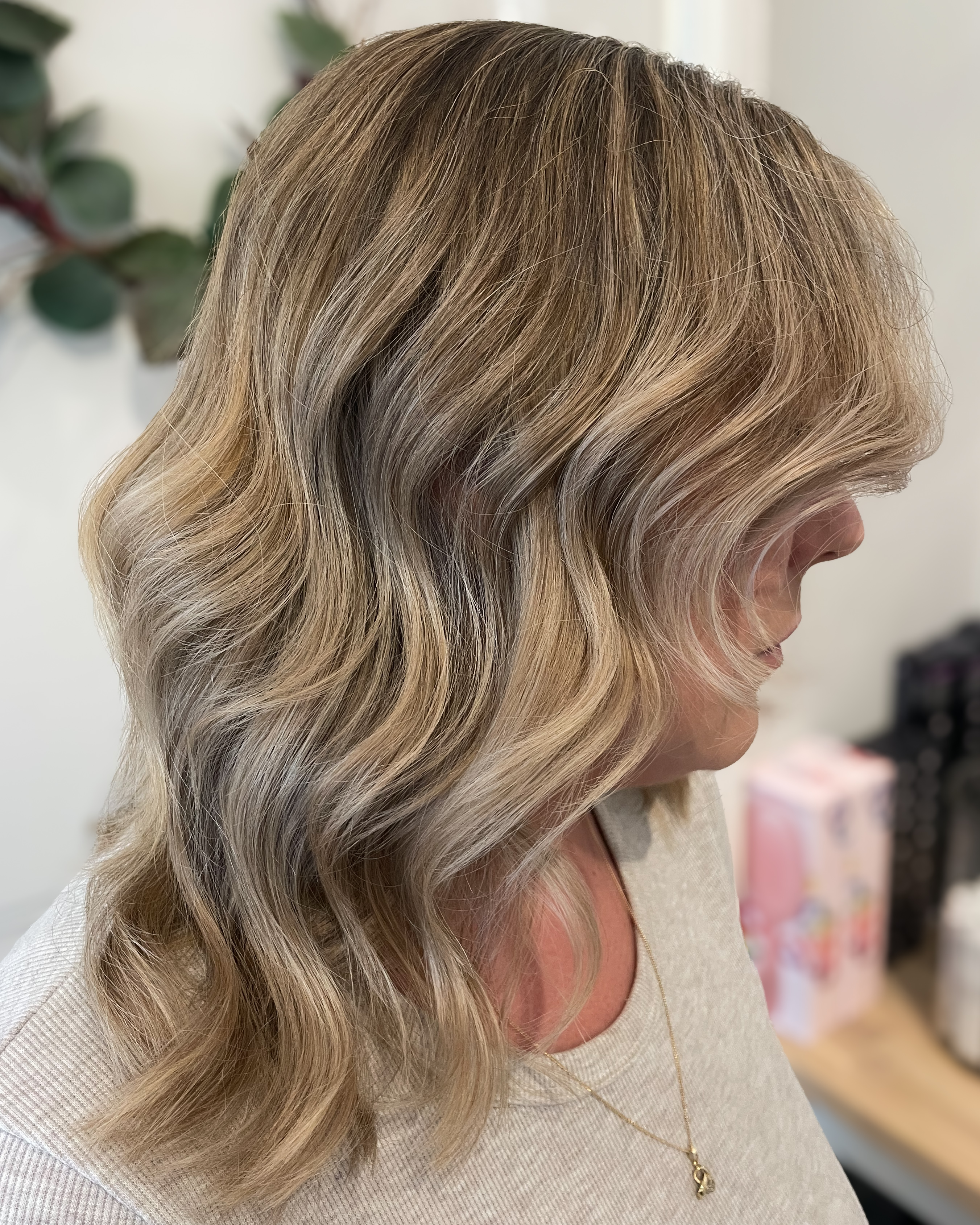 Creamy beige blond balayage ✨🍦