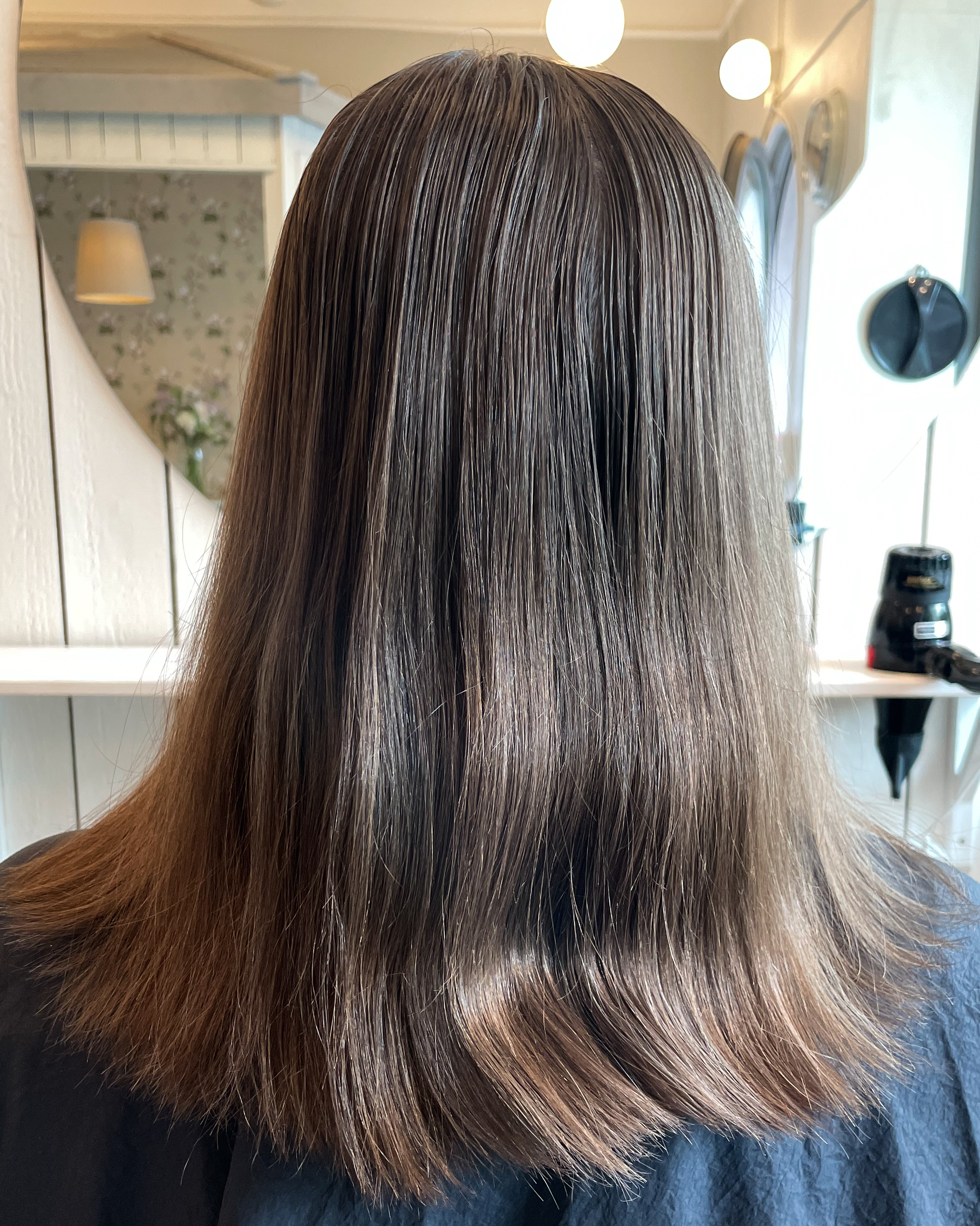 🤍Highlights on brown hair🤎