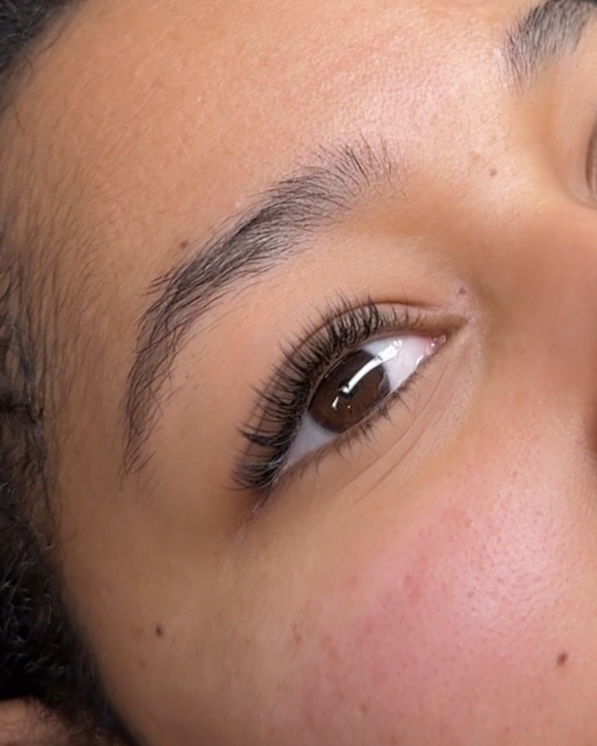 Fransförlängning singelfransar