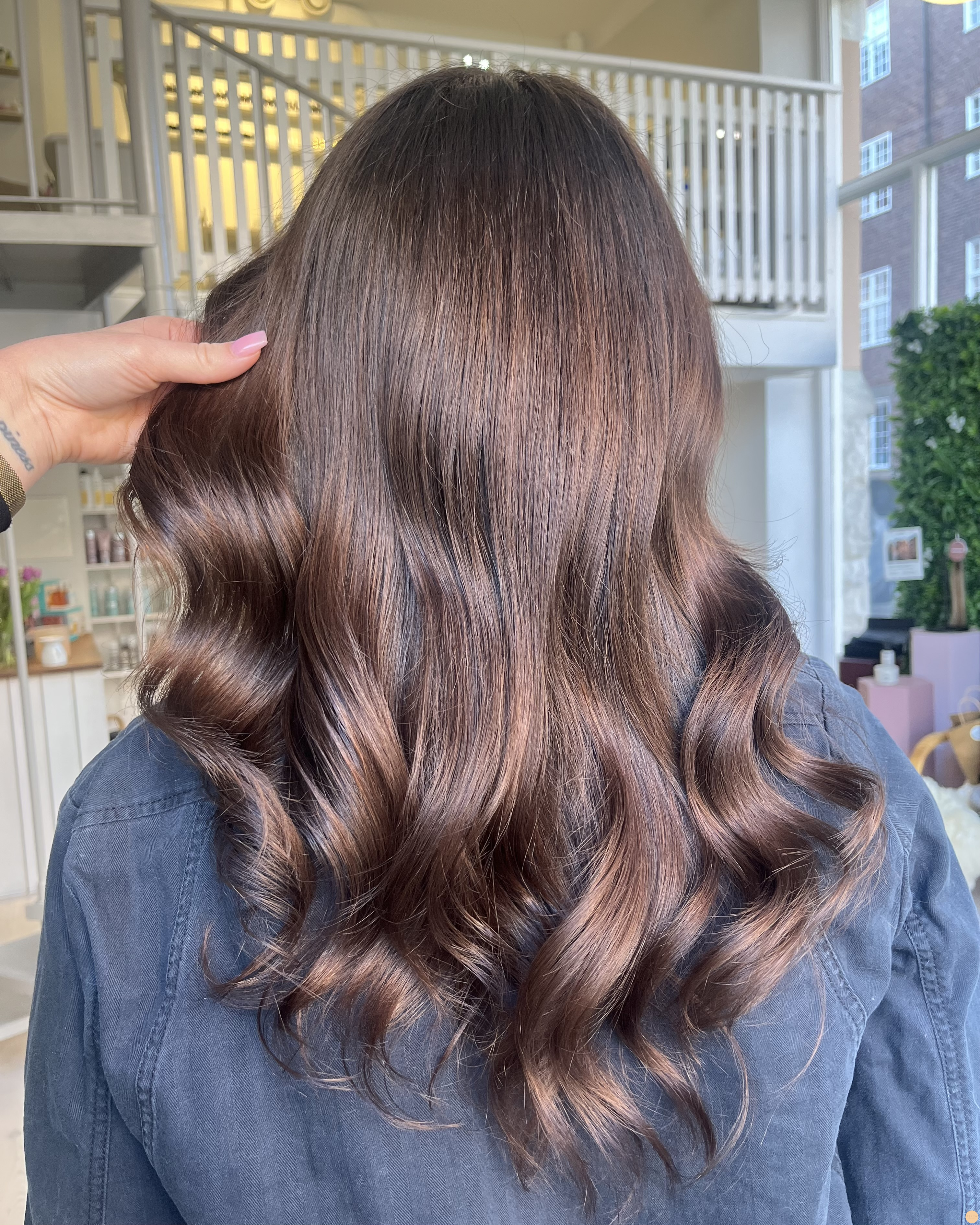 Chokladbrun hårfärg