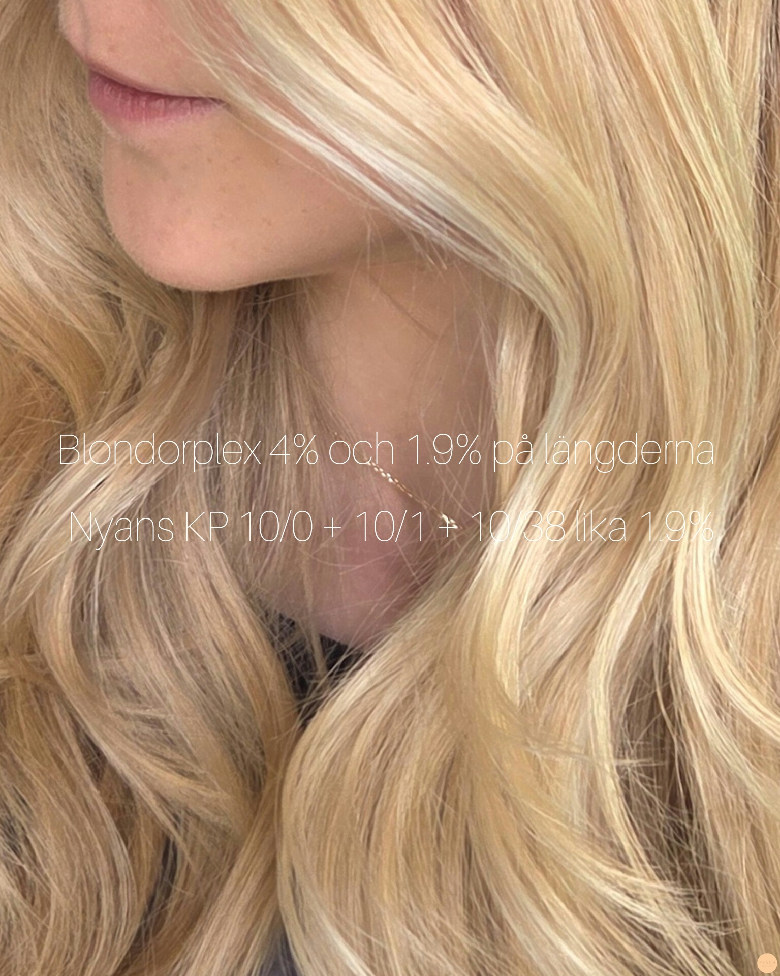 Vanilla blonde hair color 🍦