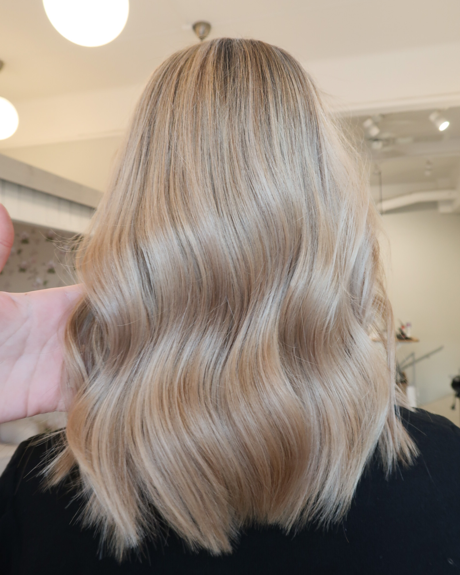 Lyxig krämig guld beige