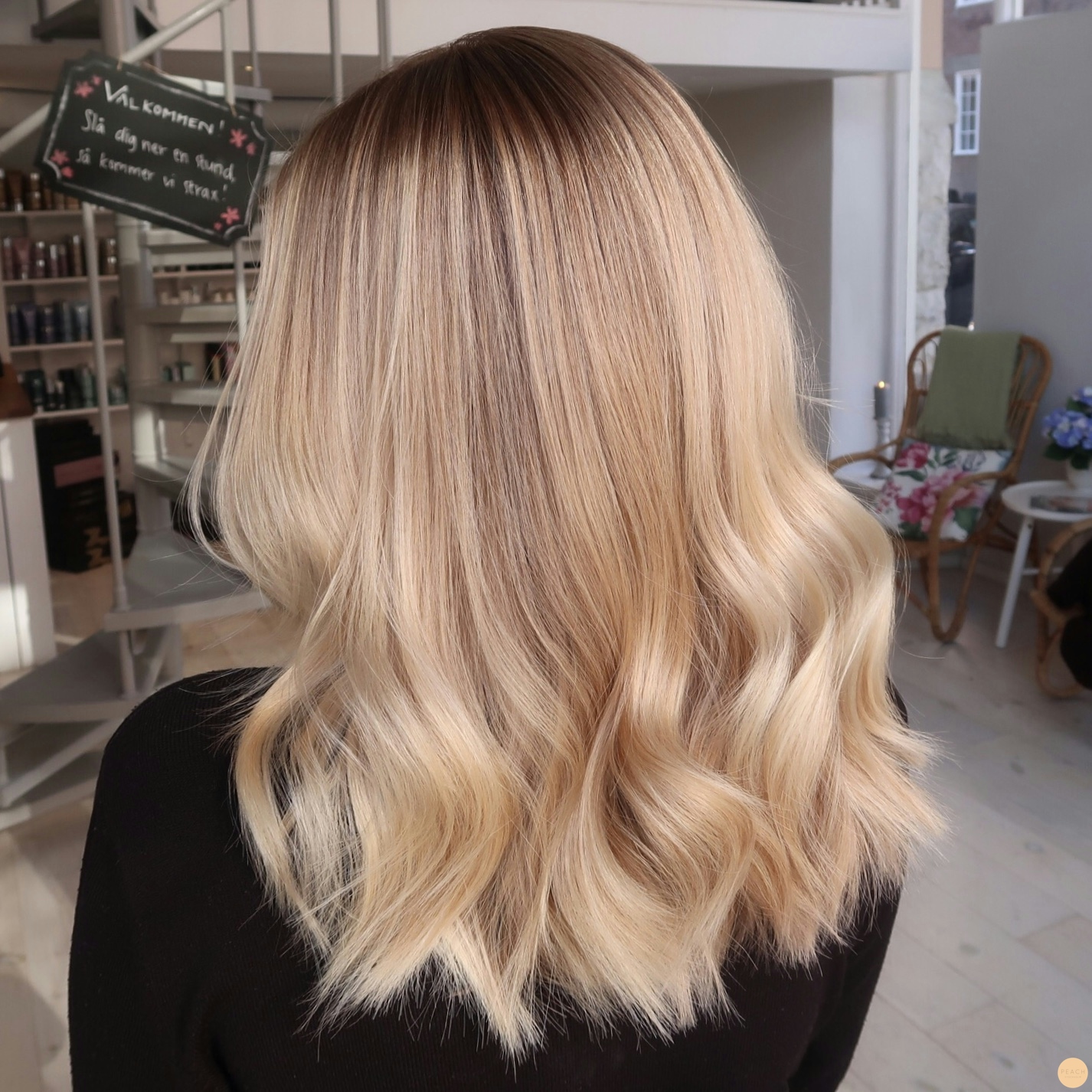 Solkysst blond balayage