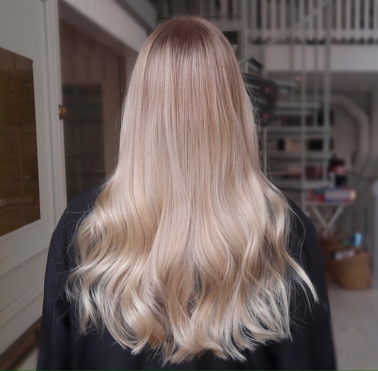 Soft blond hårfärg