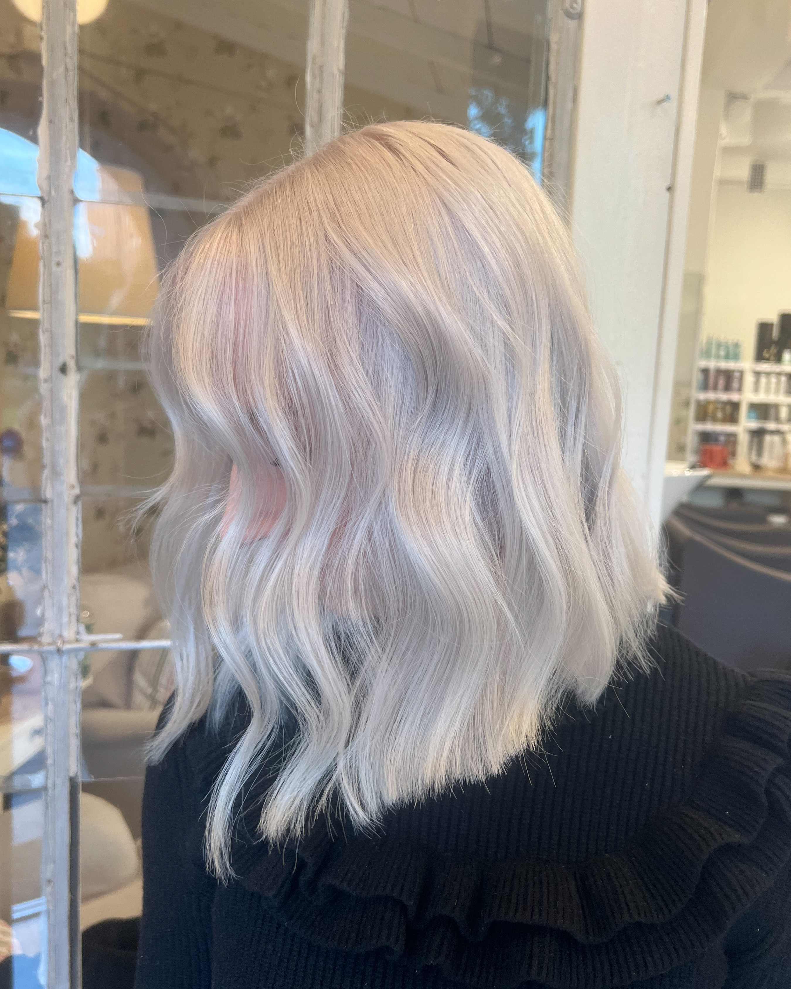 Pearl blonde hair 🤍✨