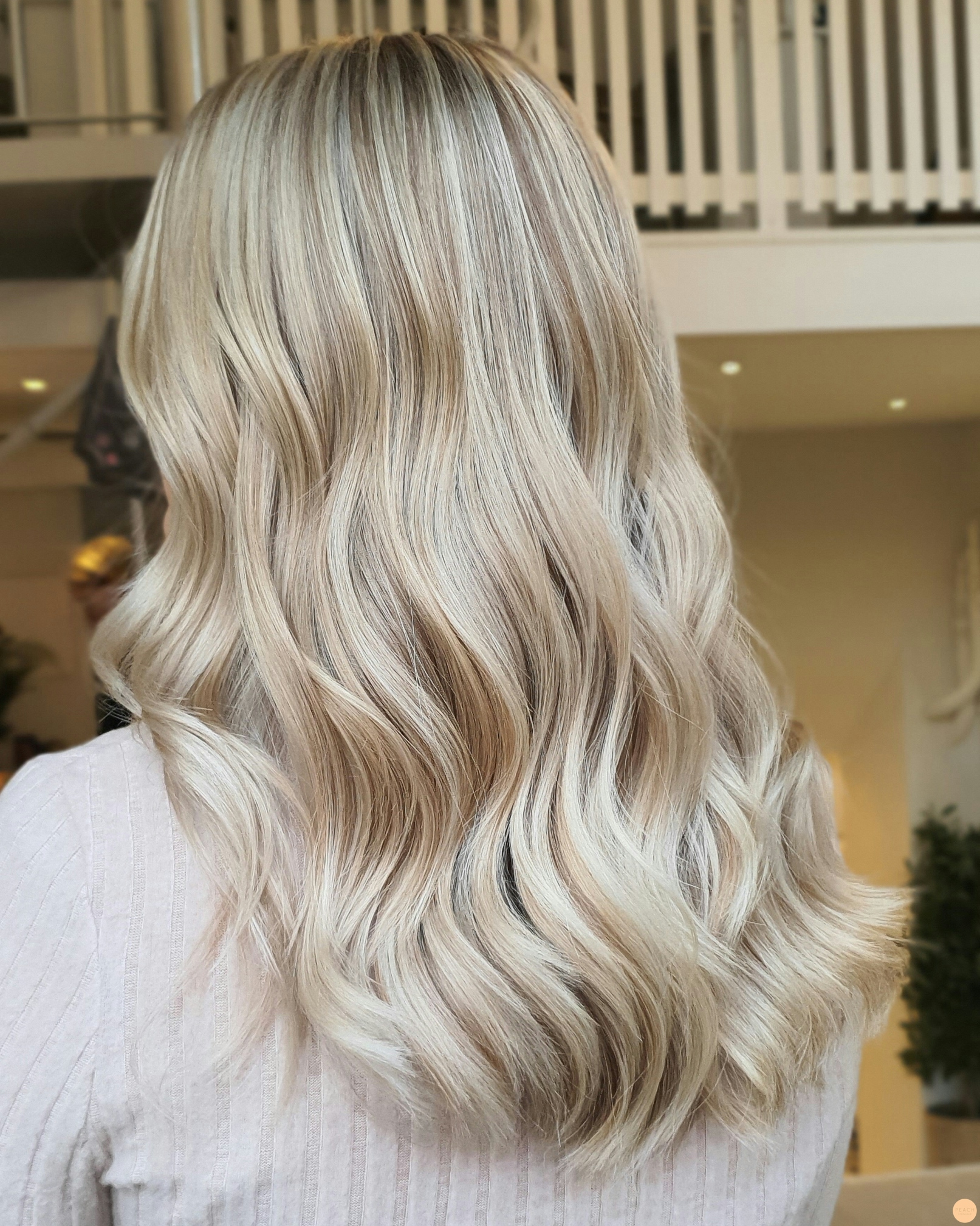 Winter blonde hair