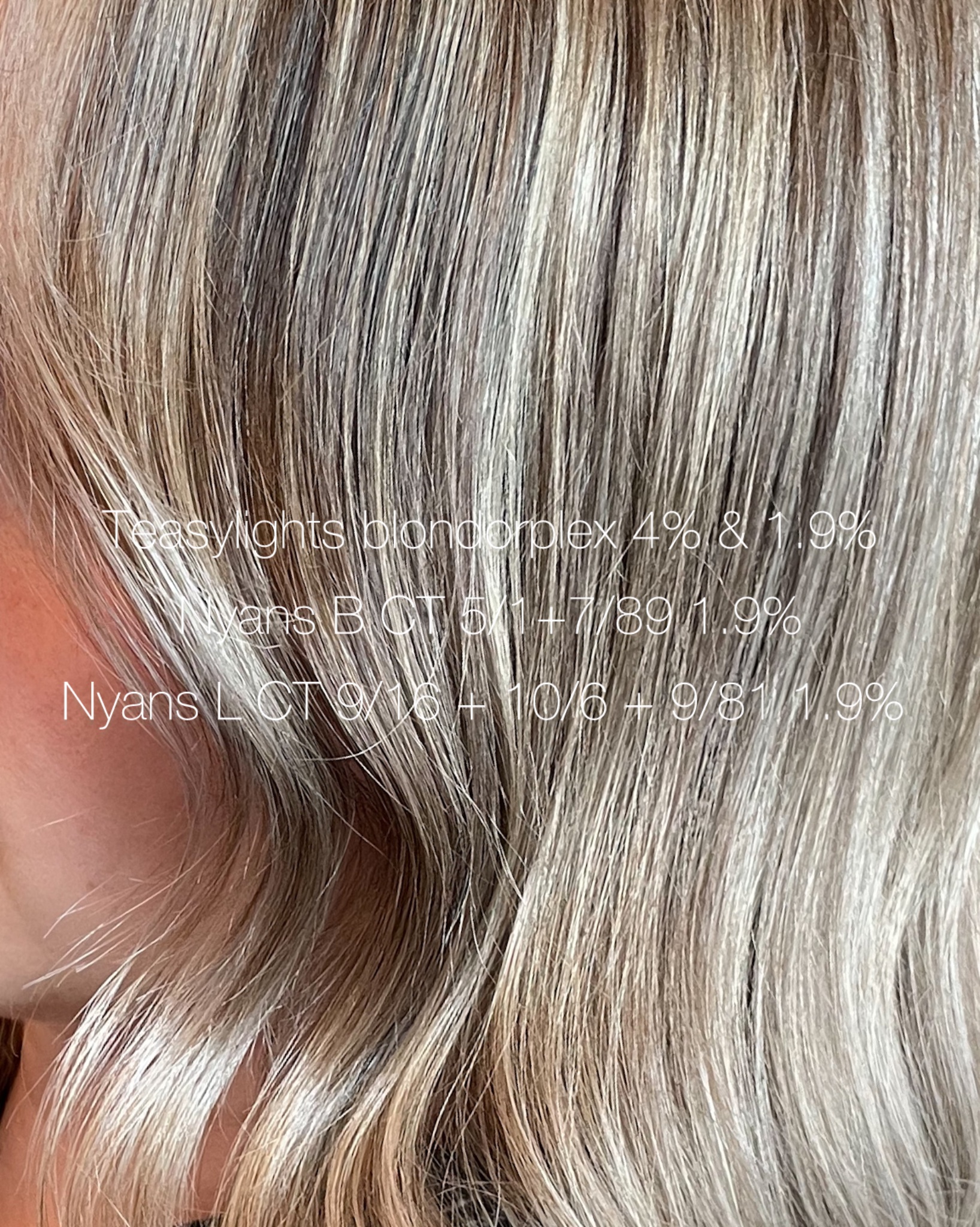 ✨ Kall blond hårfärg