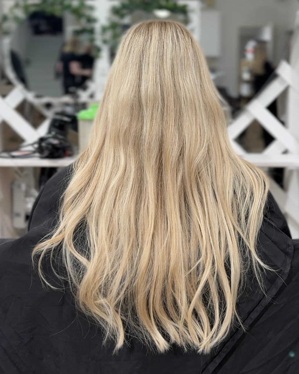 Vaniljblond hårfärg