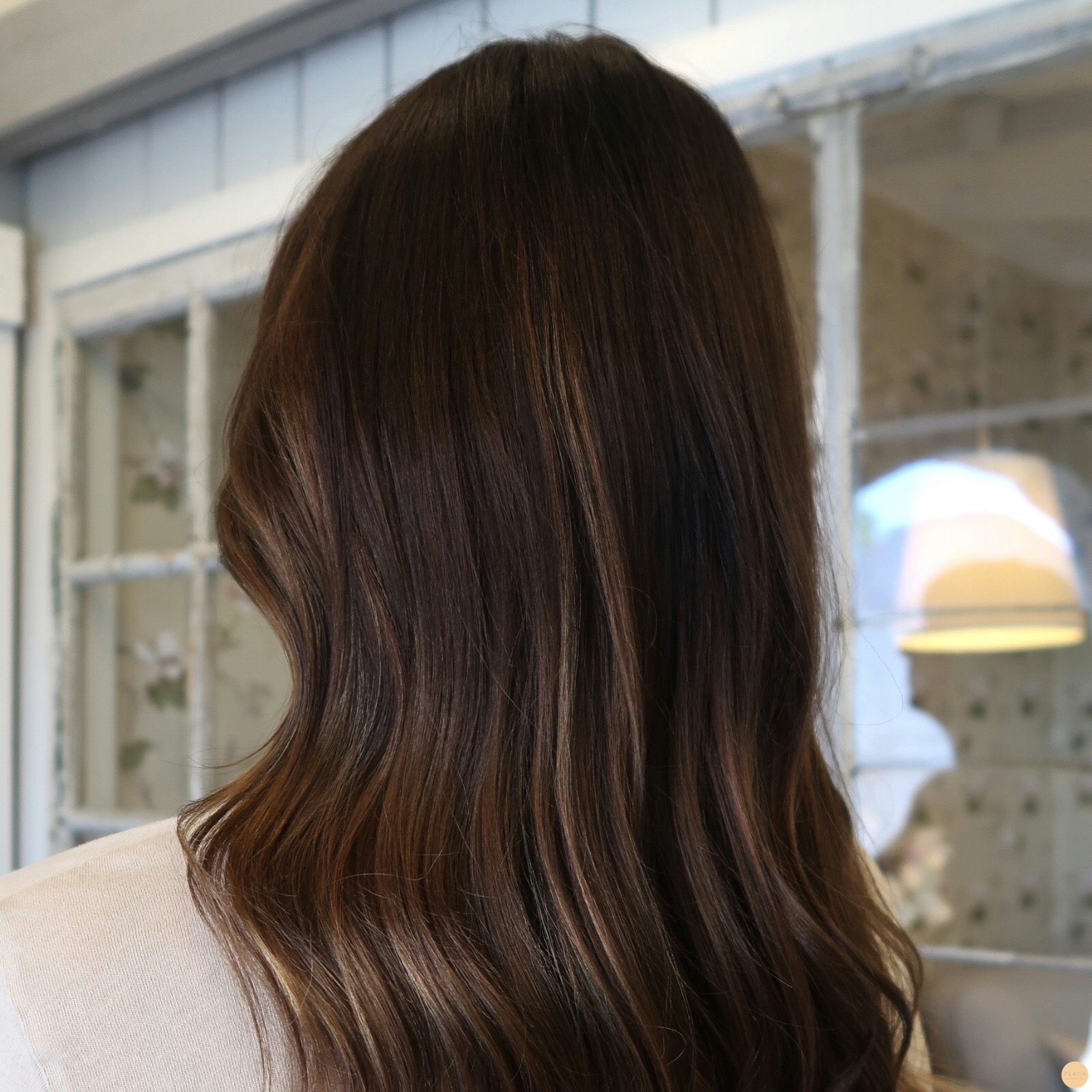 Varm balayage med slingor