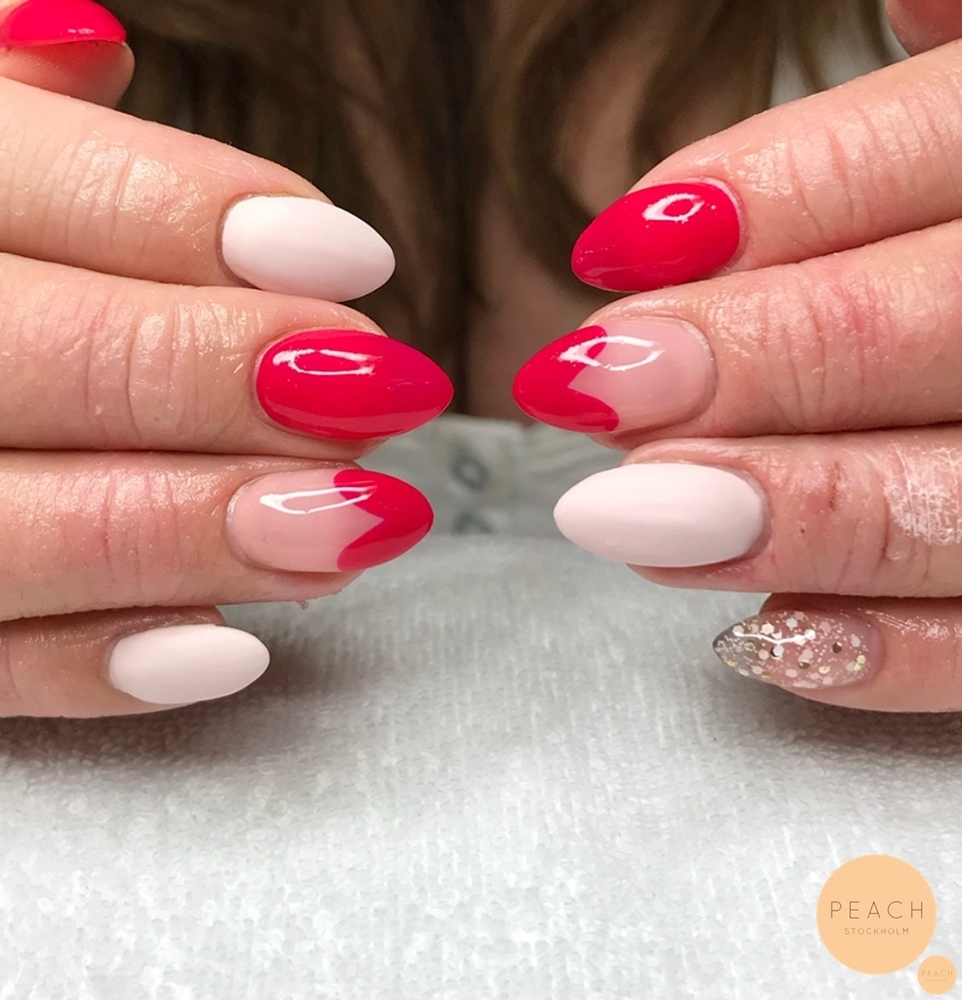 Fina påsk naglar - blandade färger