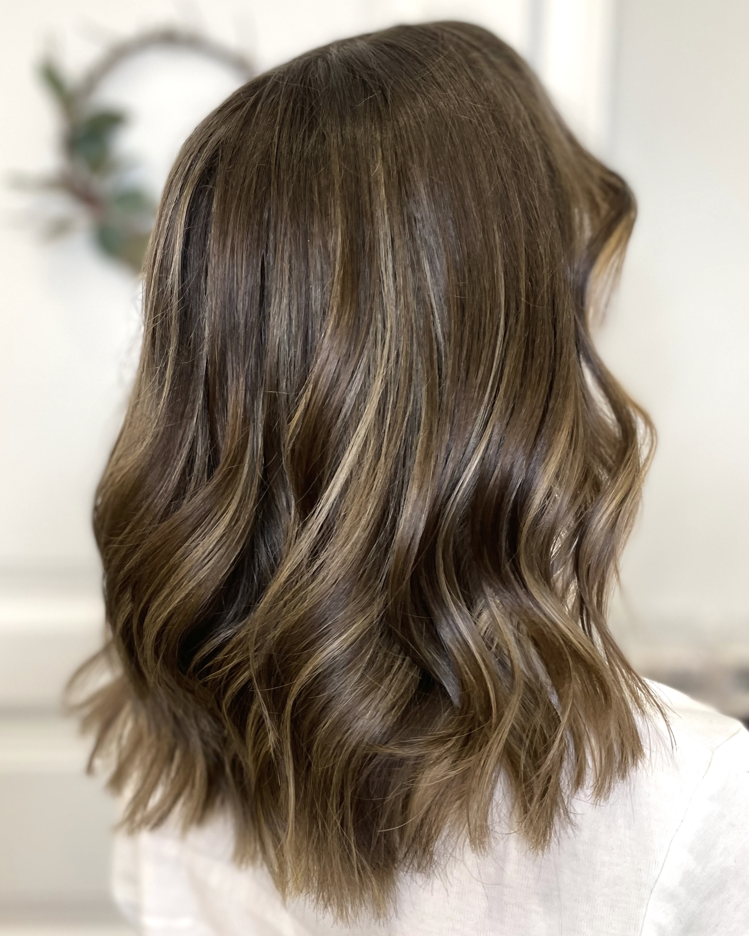 Brown hair with a touch of beige