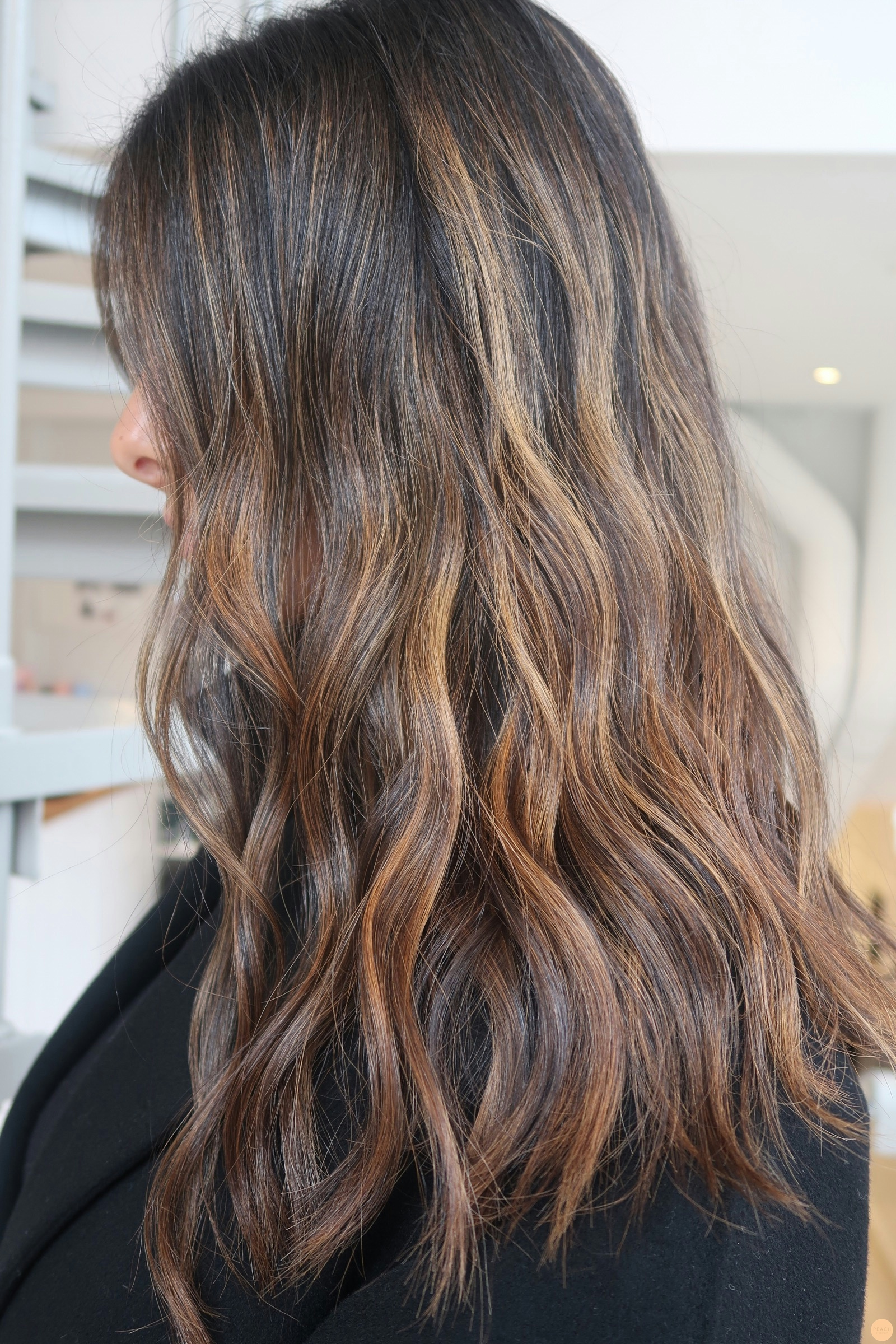 Brunette balayage
