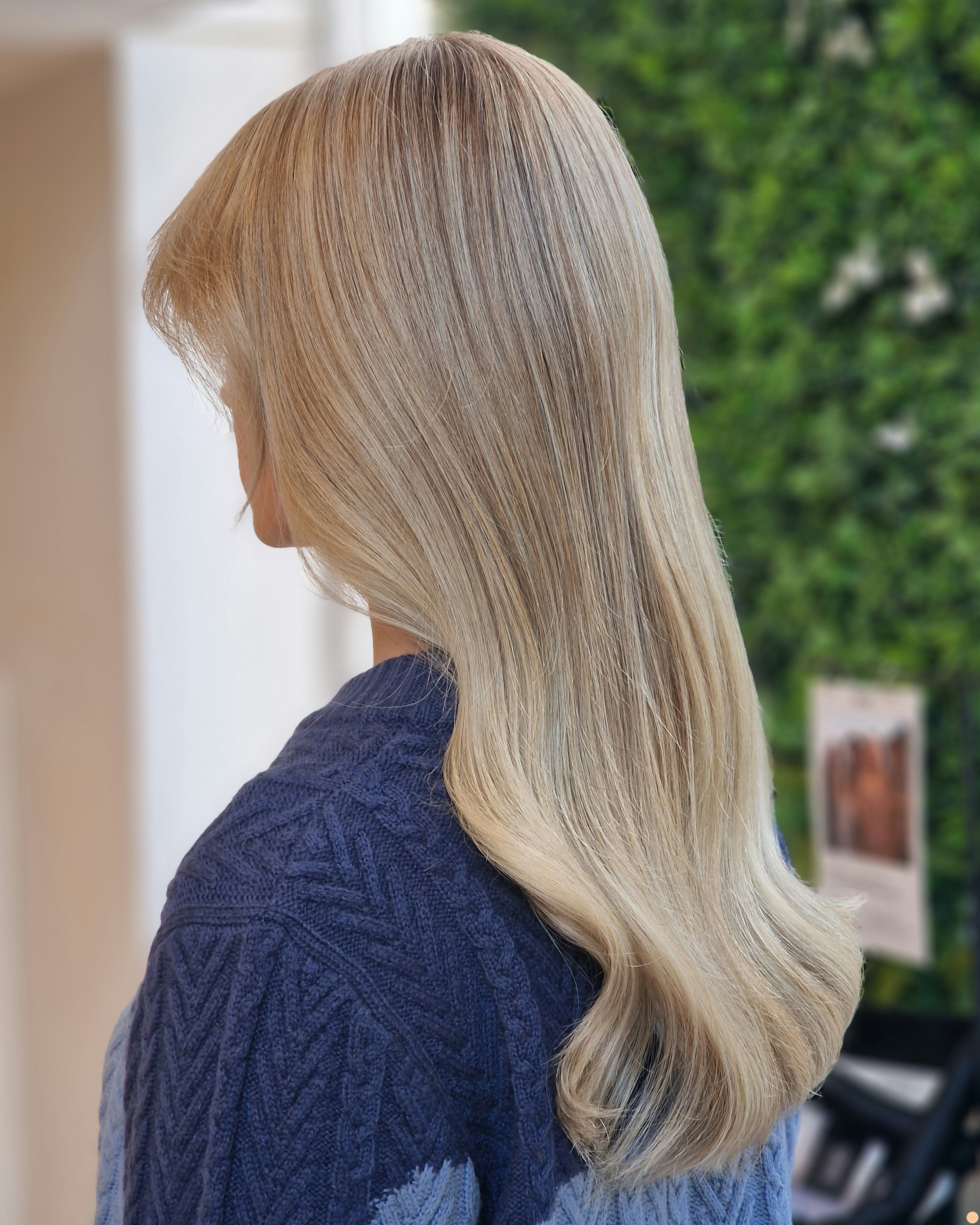 Seamless blonde hair
