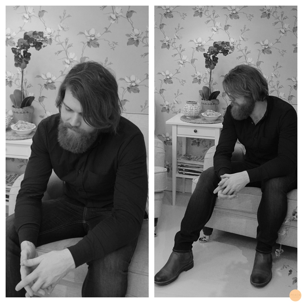 Herrtrend 2016 skägg och man-bun