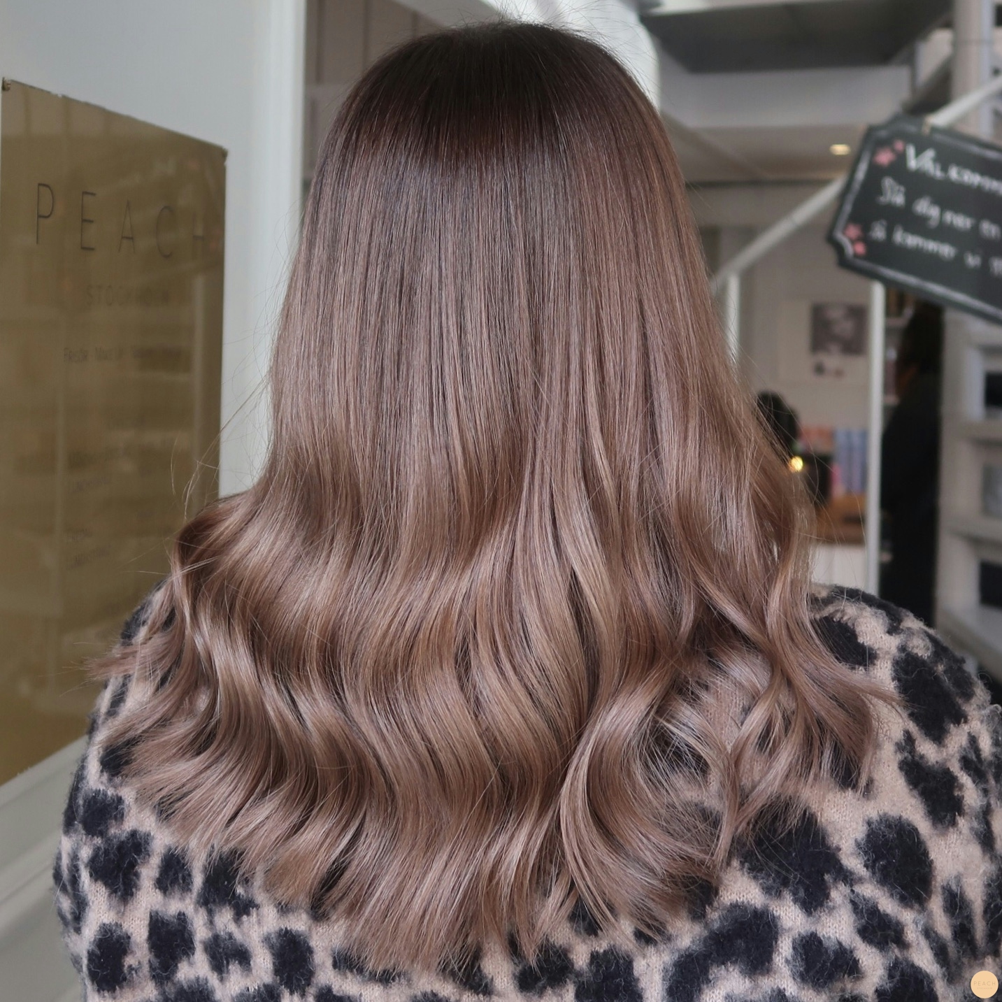 Brown soft balayage