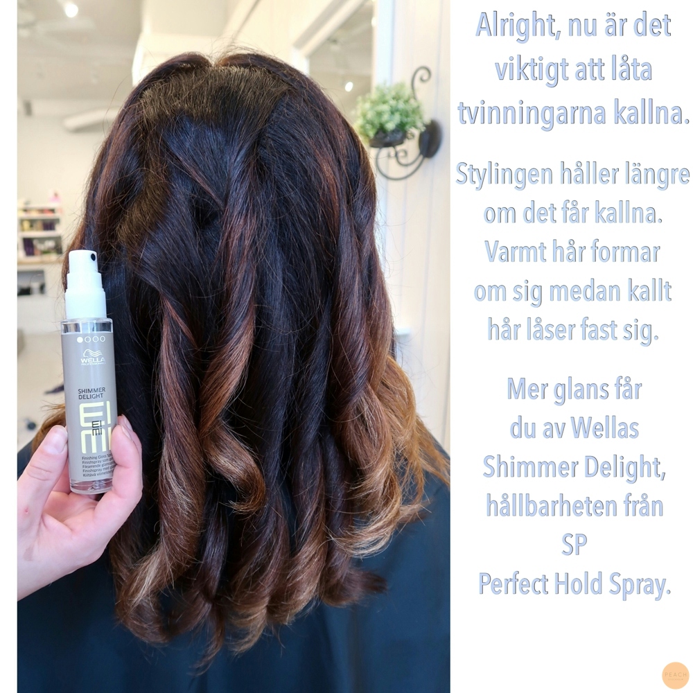 Att föna ett stort och burrigt hår till fina vågor