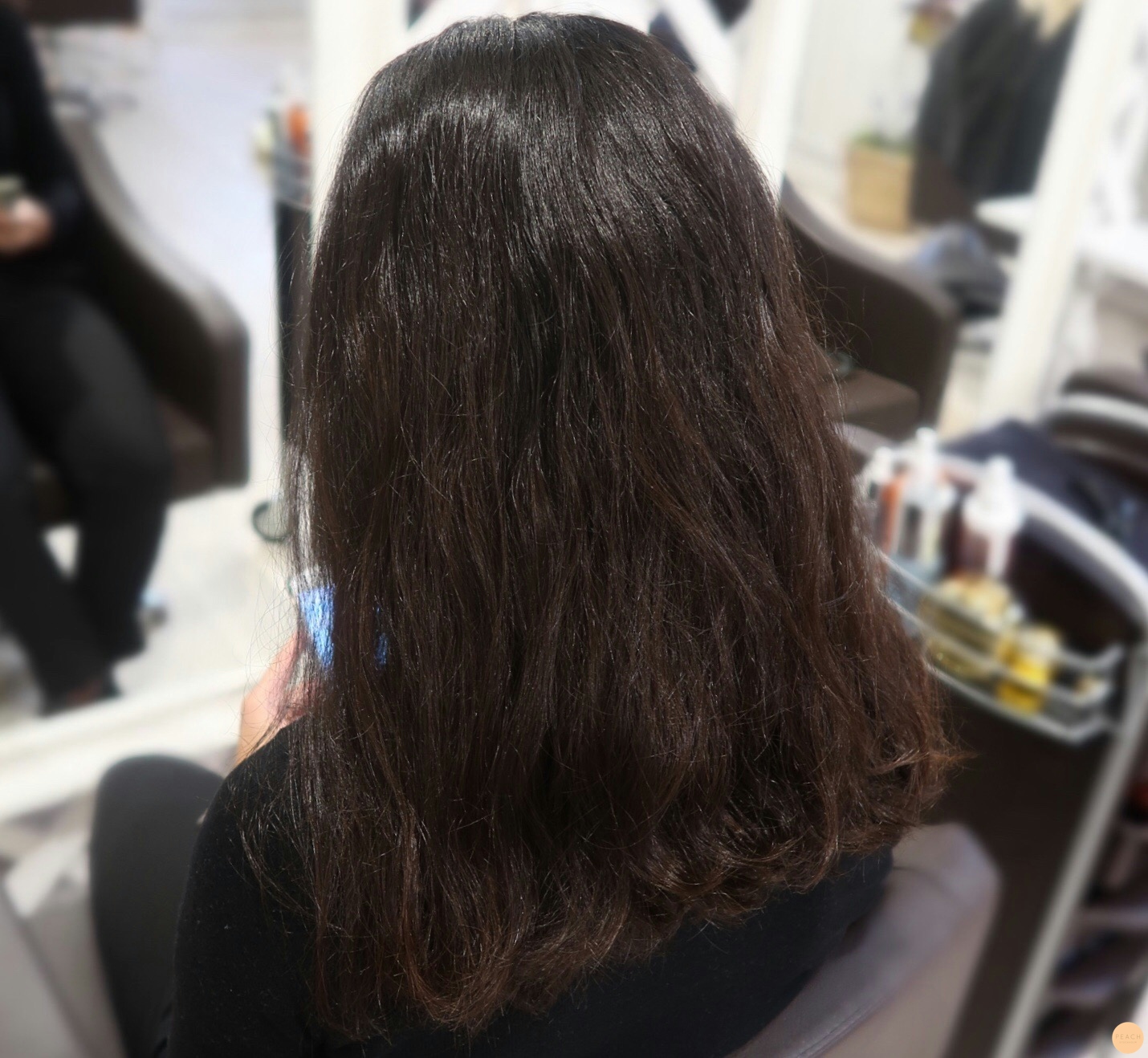 Brunette balayage