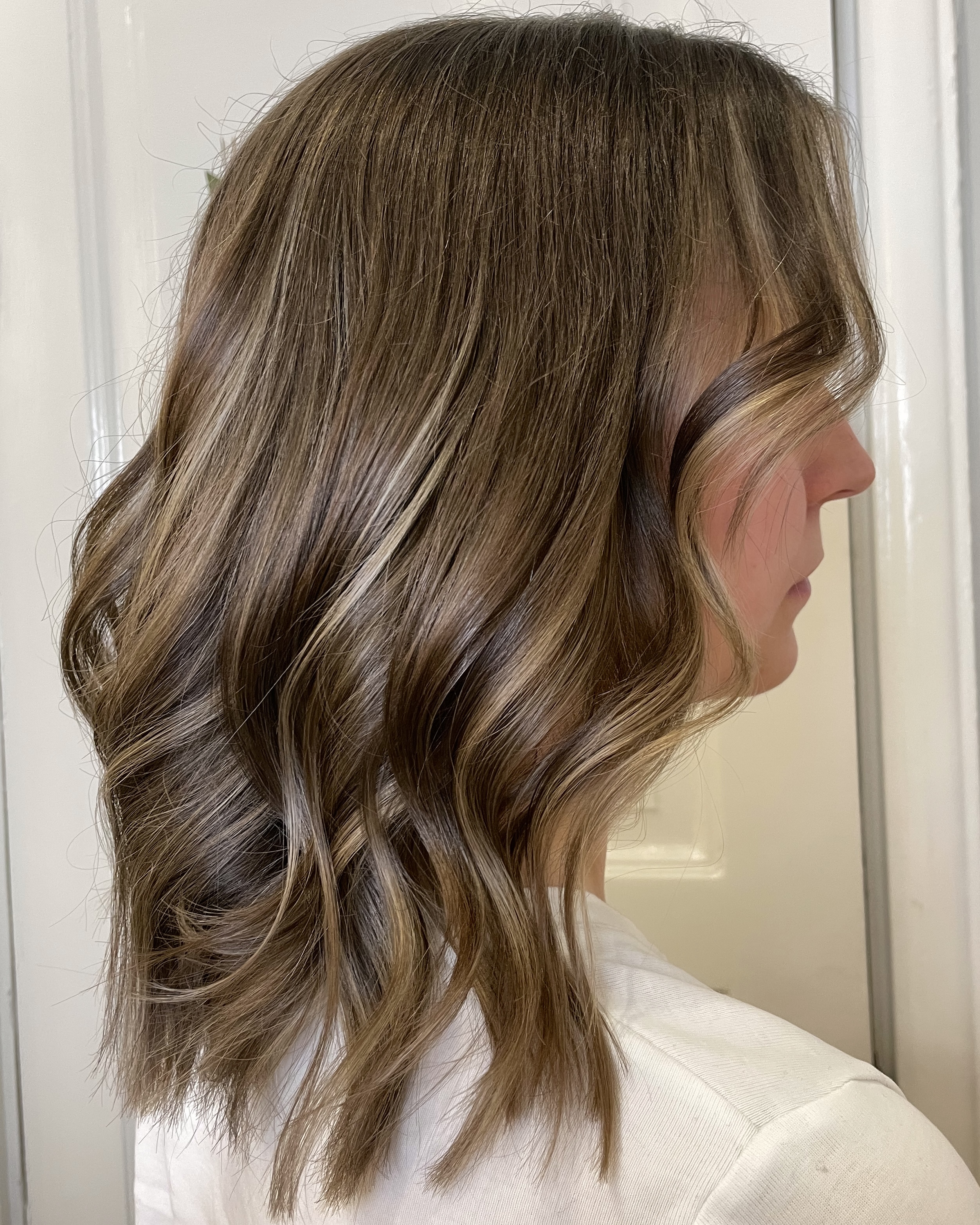 Brown hair with a touch of beige