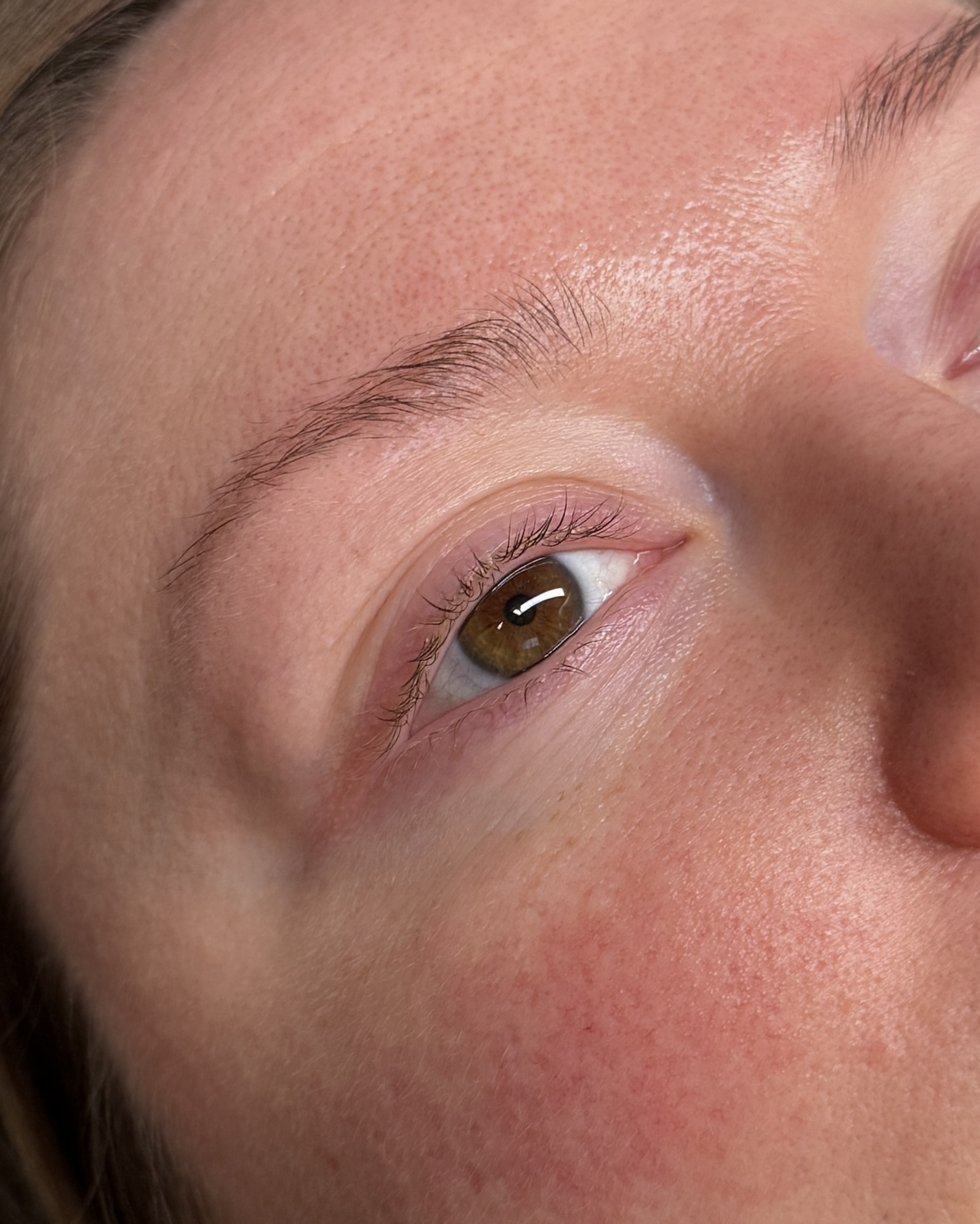 Lashlift browlift före efter