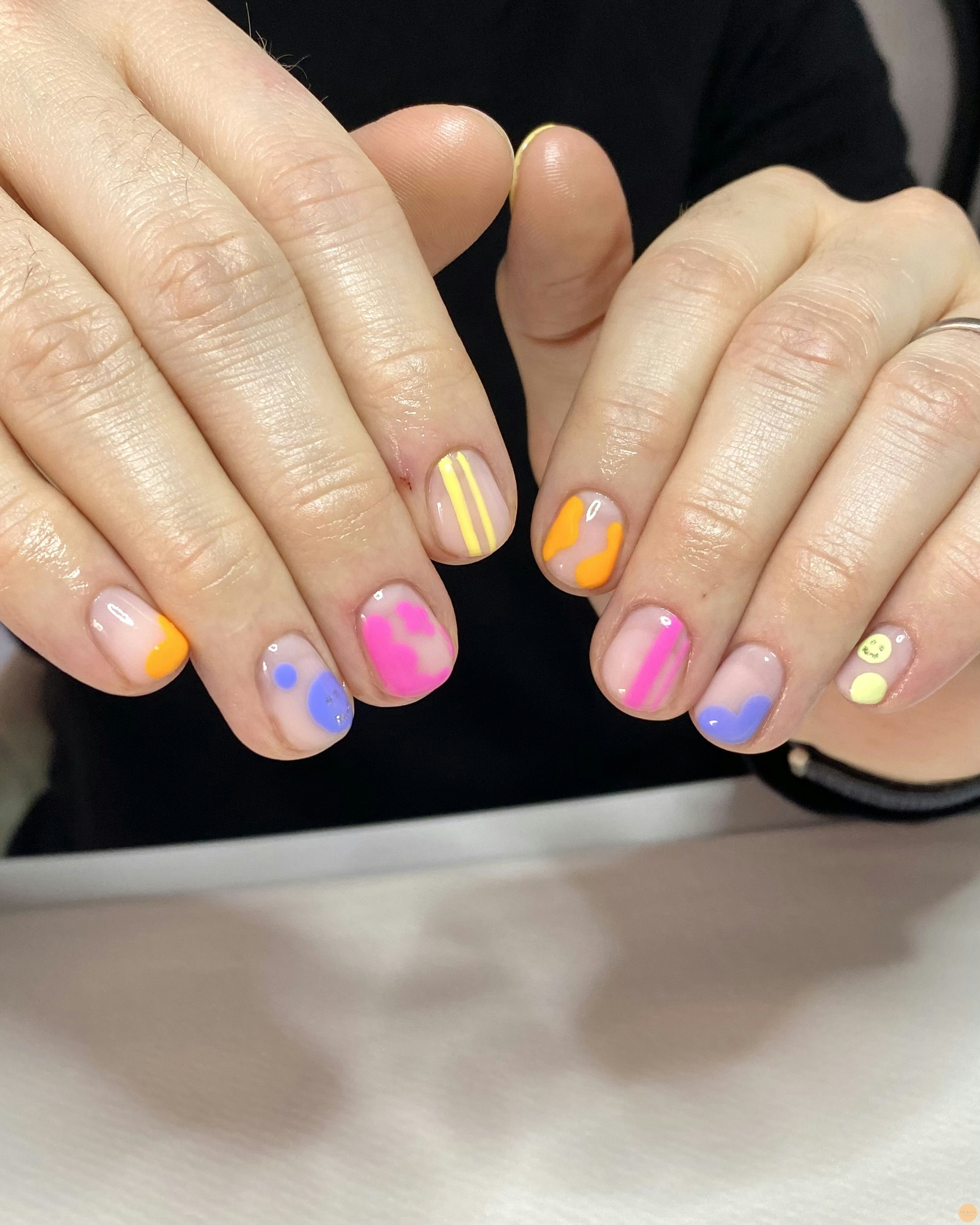 Mönstrade vårnaglar