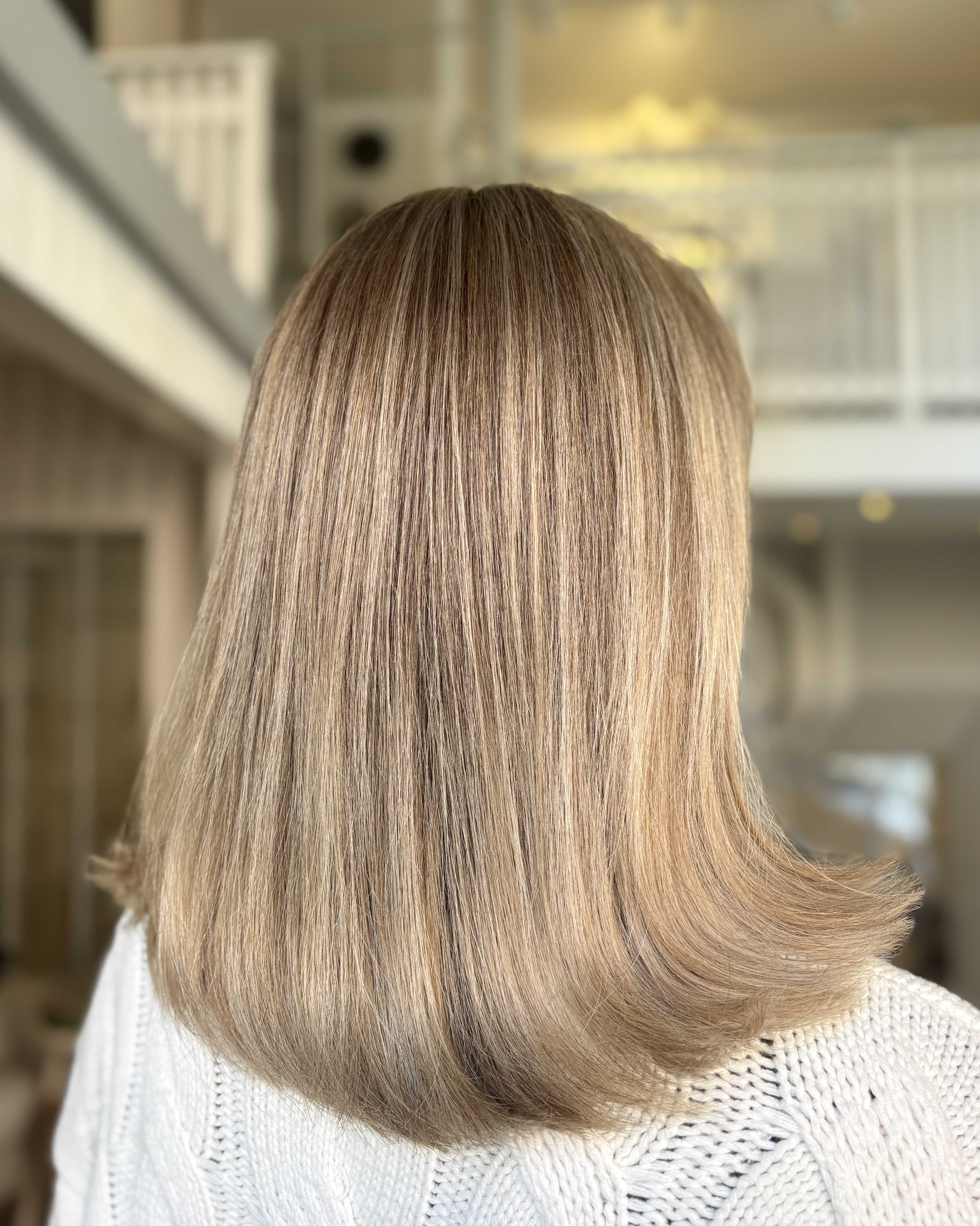 Beige blond hårfärg