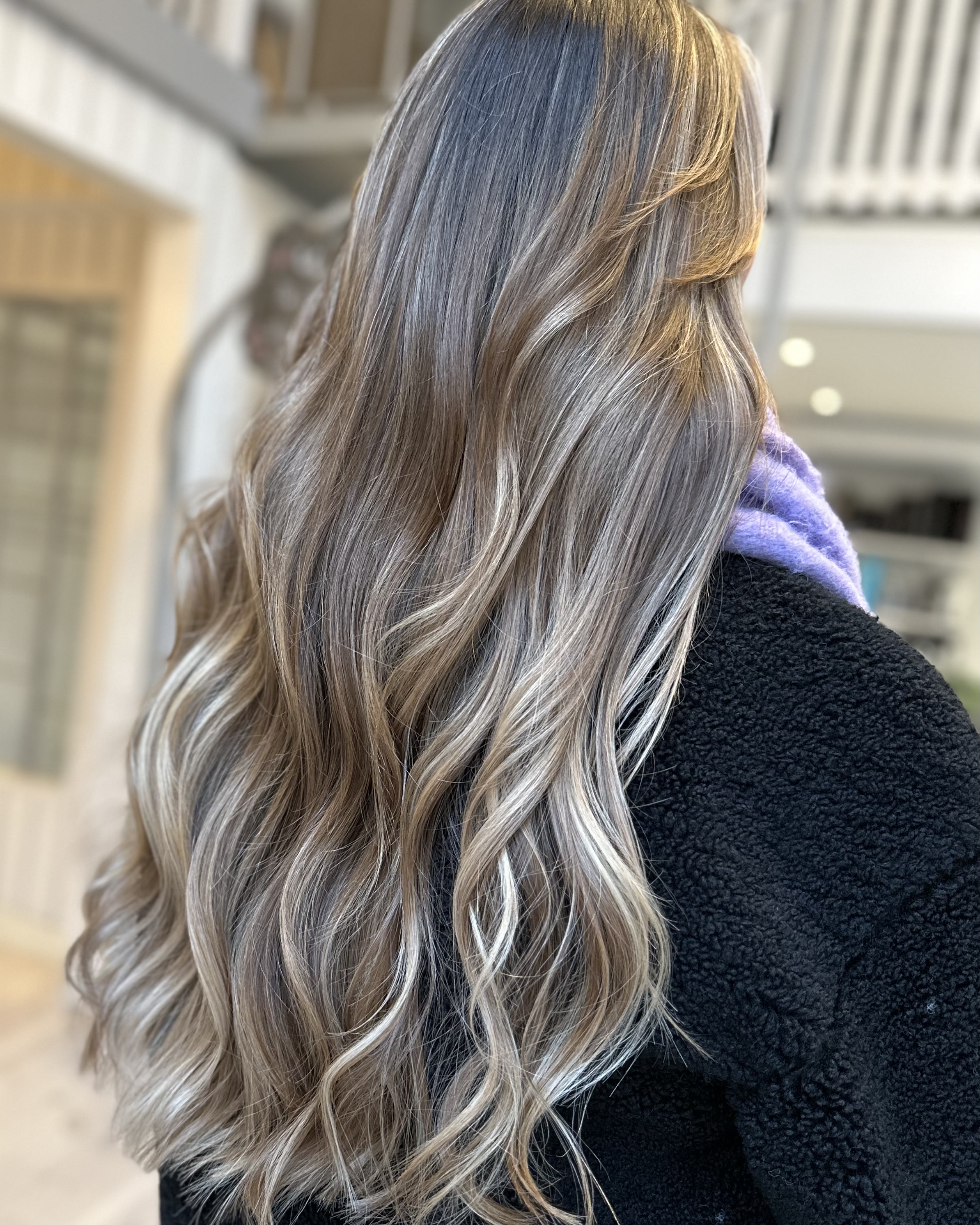 Beige balayage