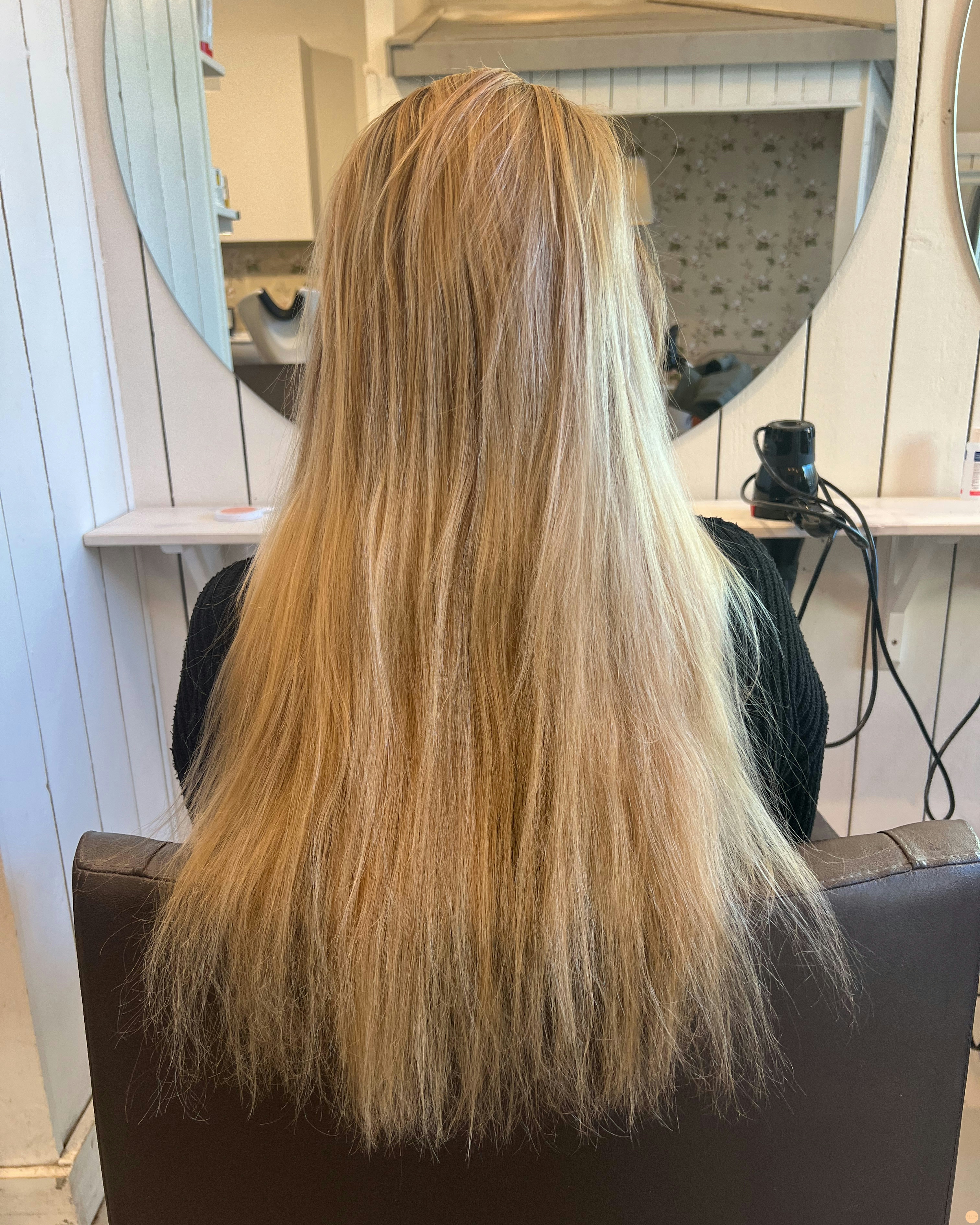 Light gold hair color