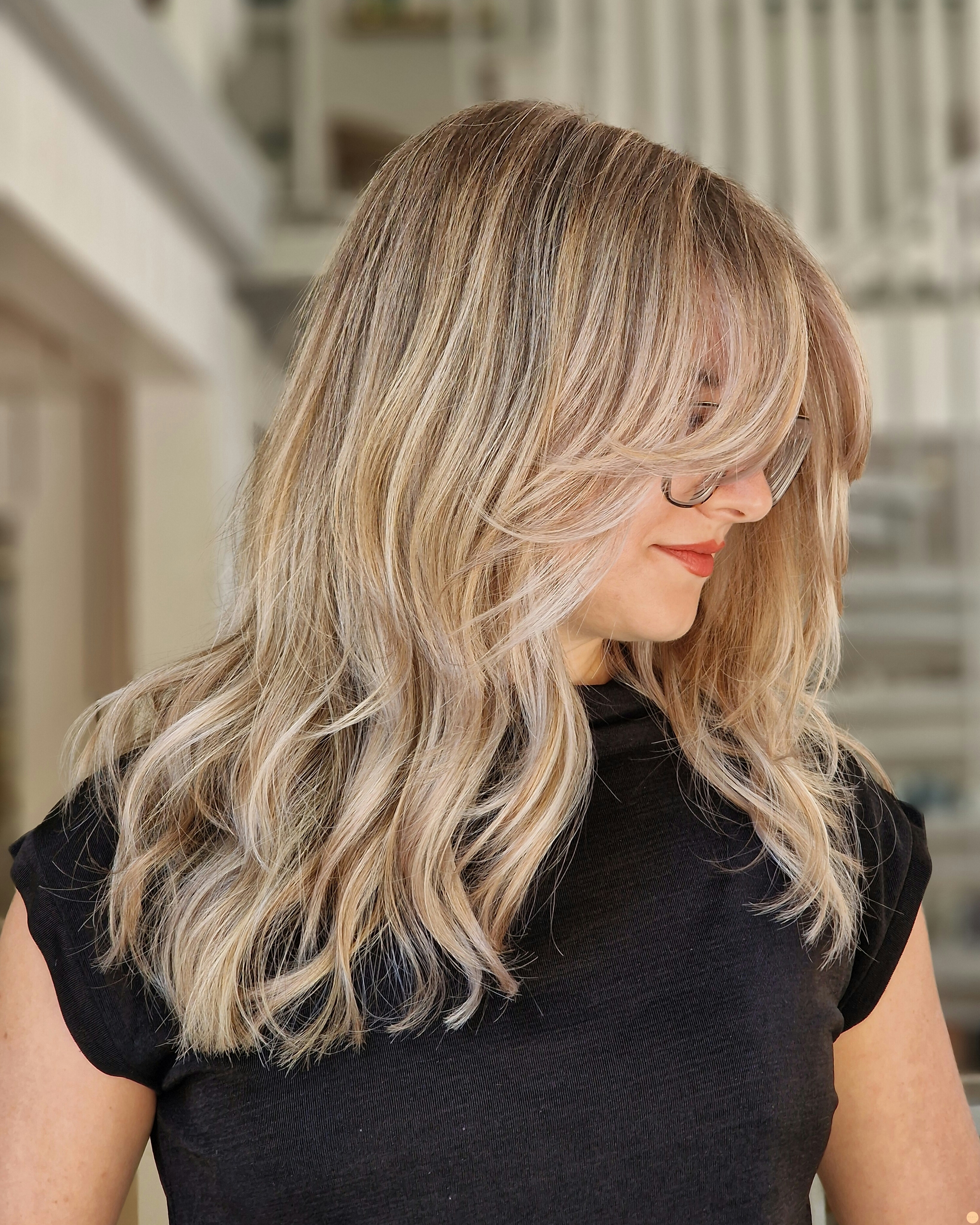 Beige blond hårfärg