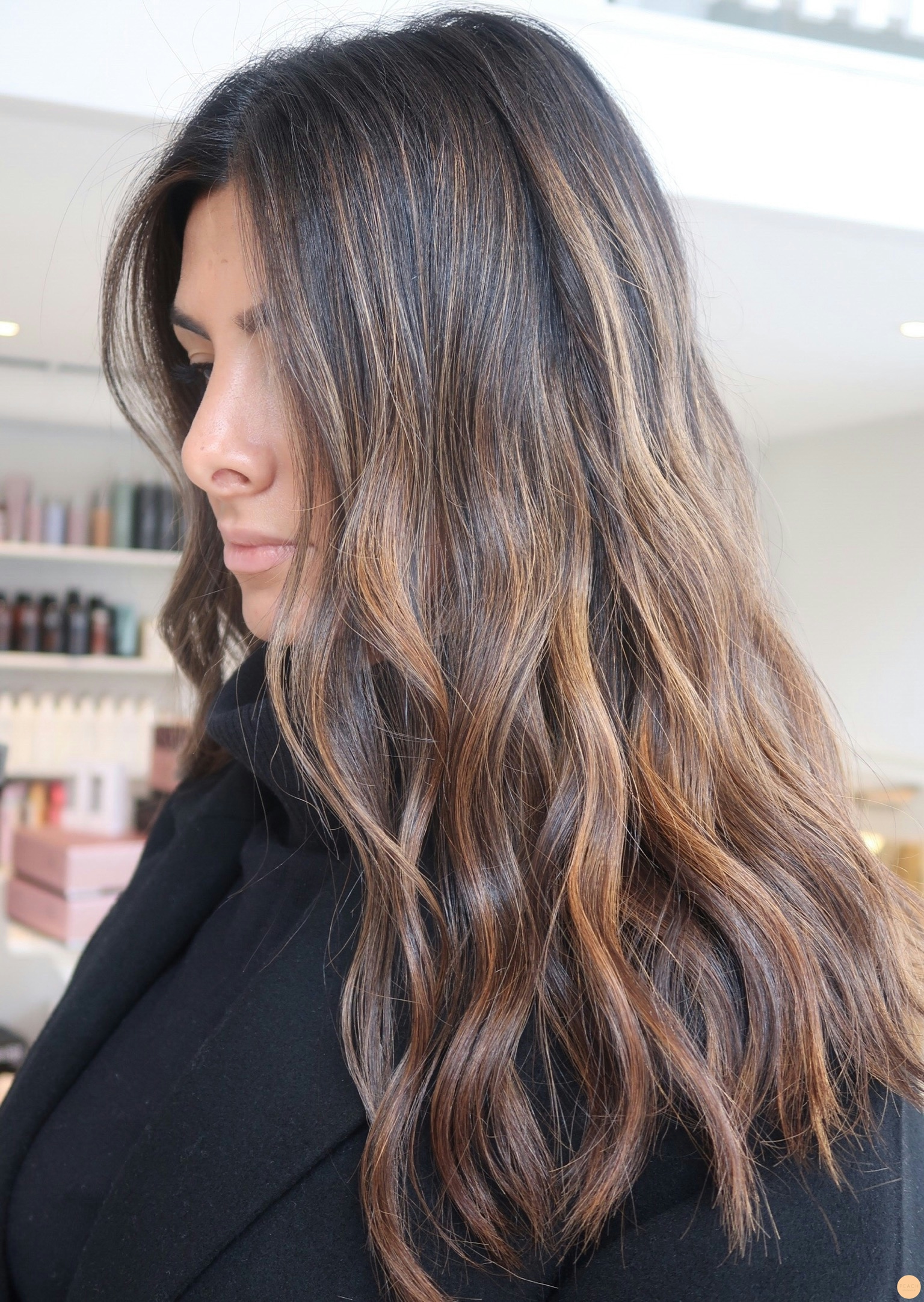 Brunette balayage
