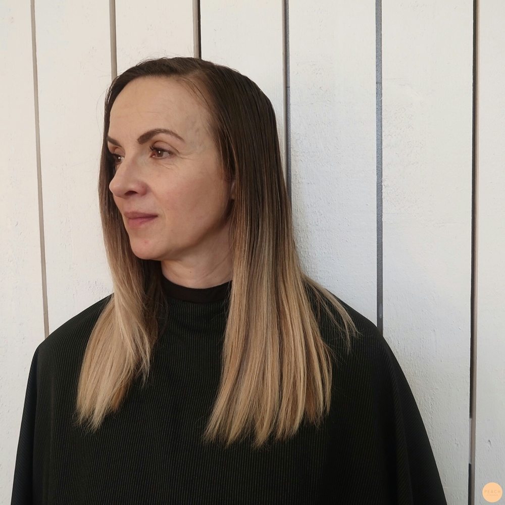 Blond kall hårfärg