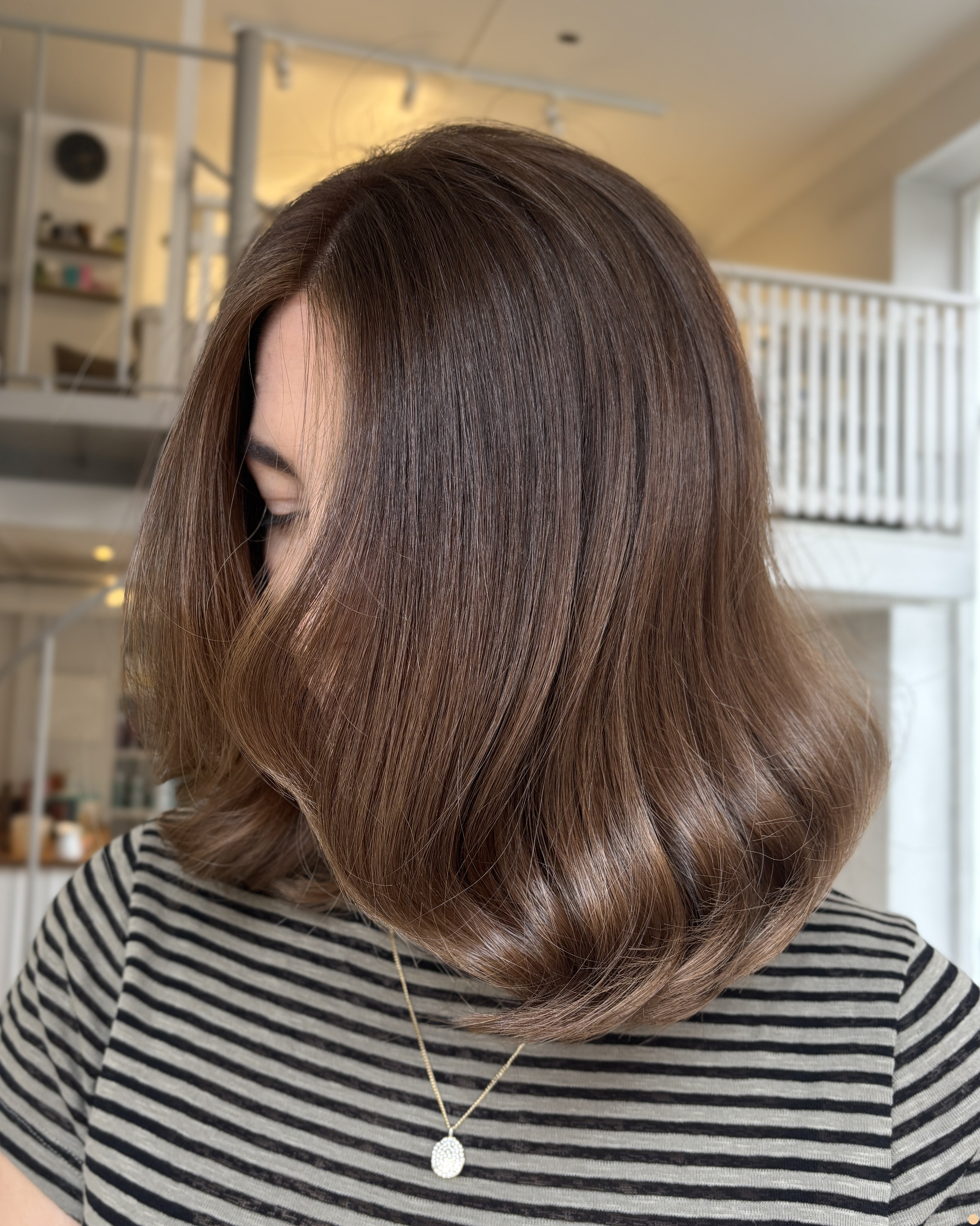 Choklad brun hårfärg