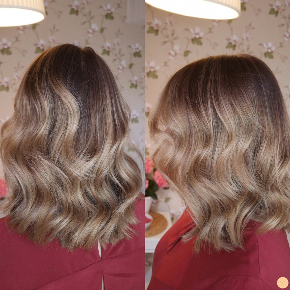 Höstig blond hårfärg