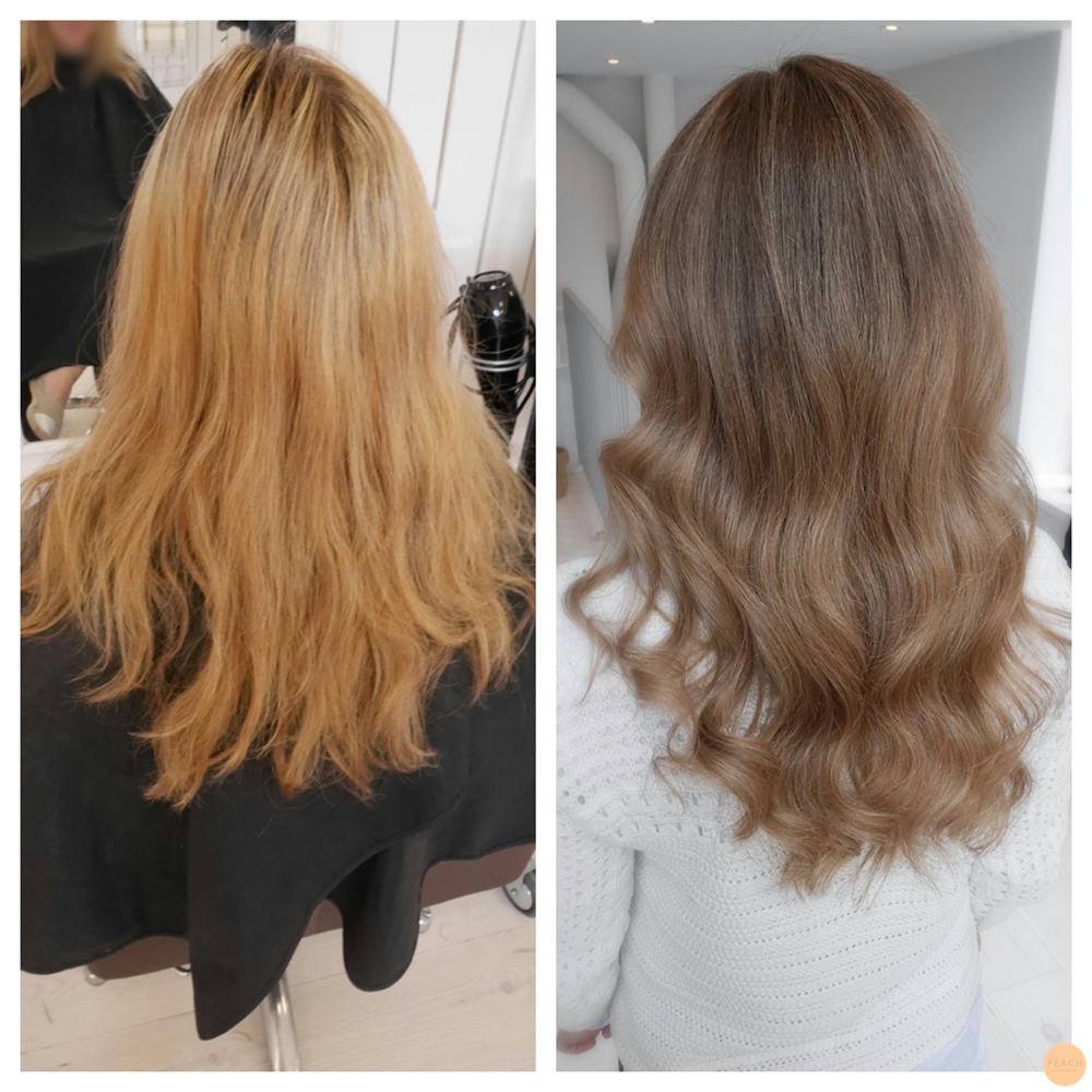 Från ljust till mörkt hår