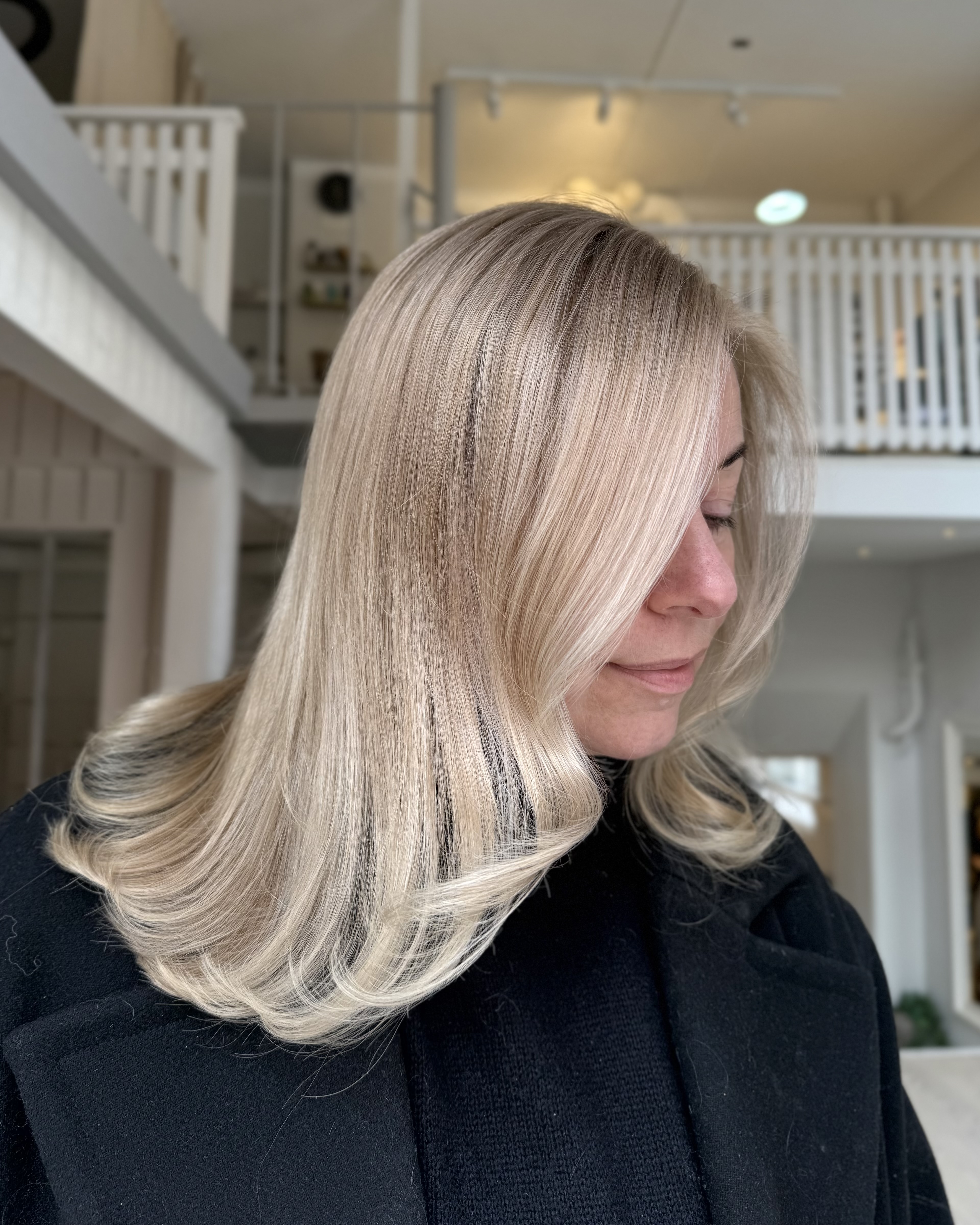 Vaniljblond hårfärg