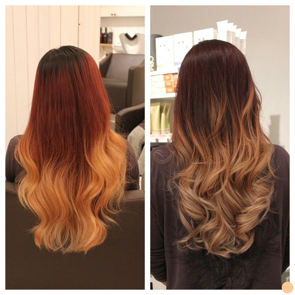 Från varm till kall hårfärg