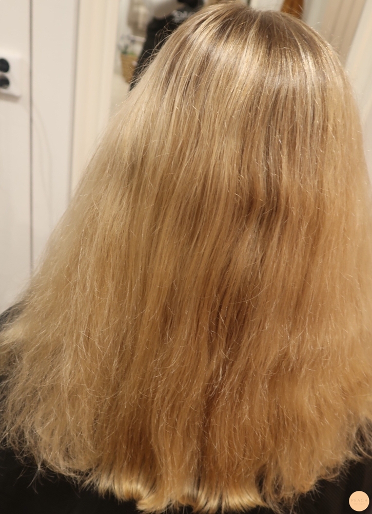 Beige havreblond hårfärg