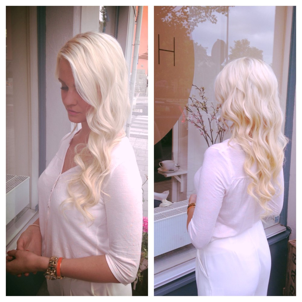 Somriga blonda extensions