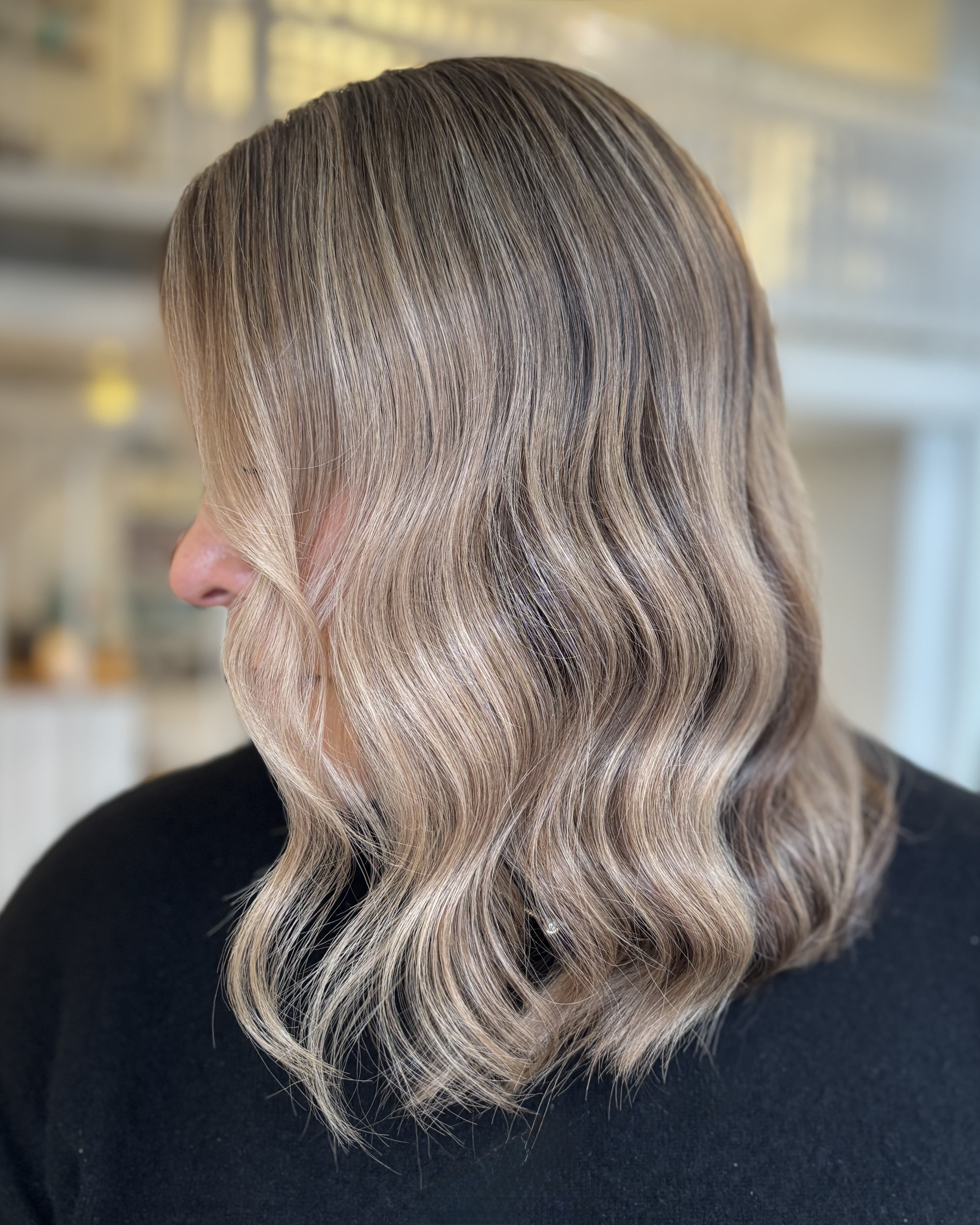 Grey blended highlights