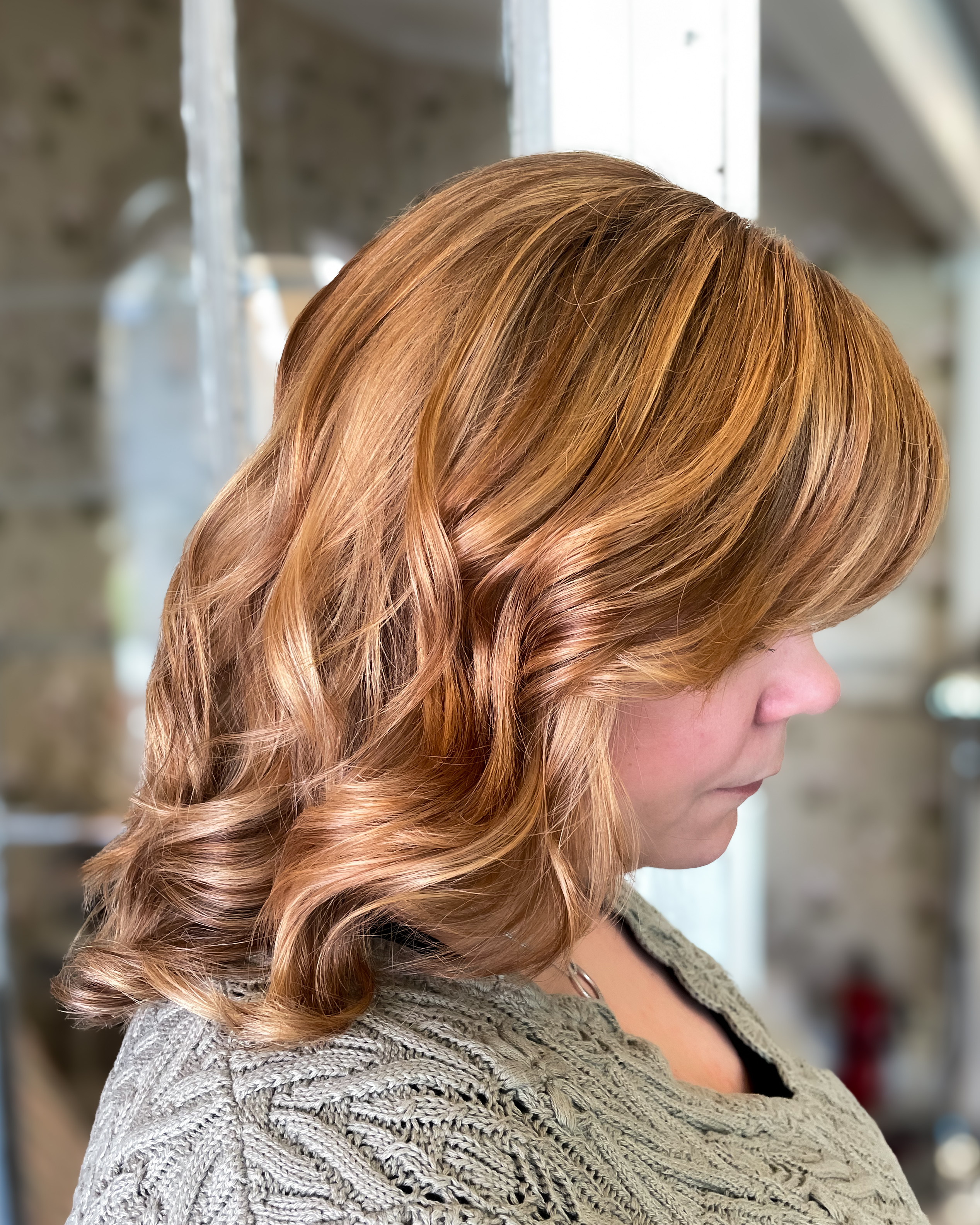 Golden copper color 🧡✨