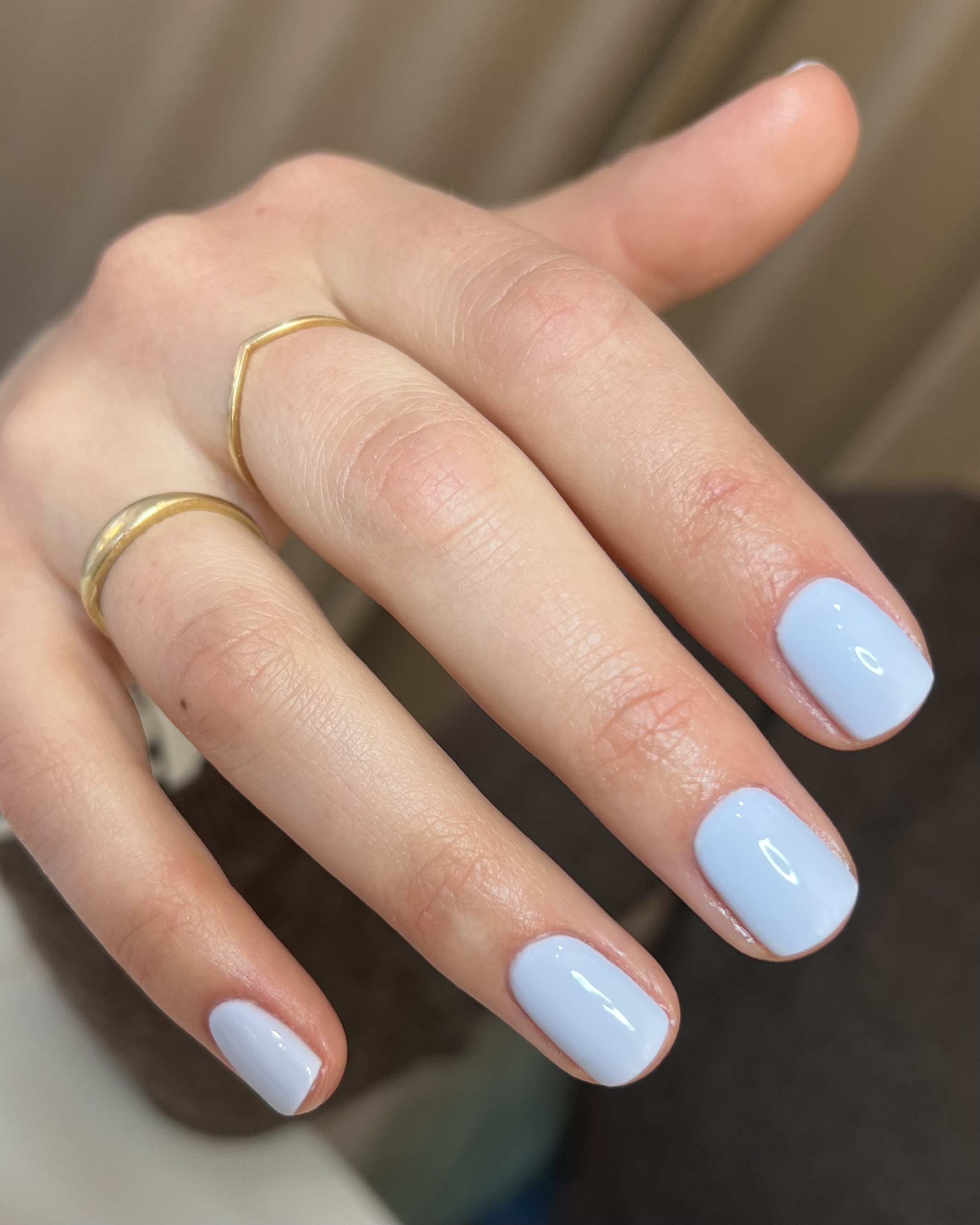 Den perfekta blå , gelpolish 🩵