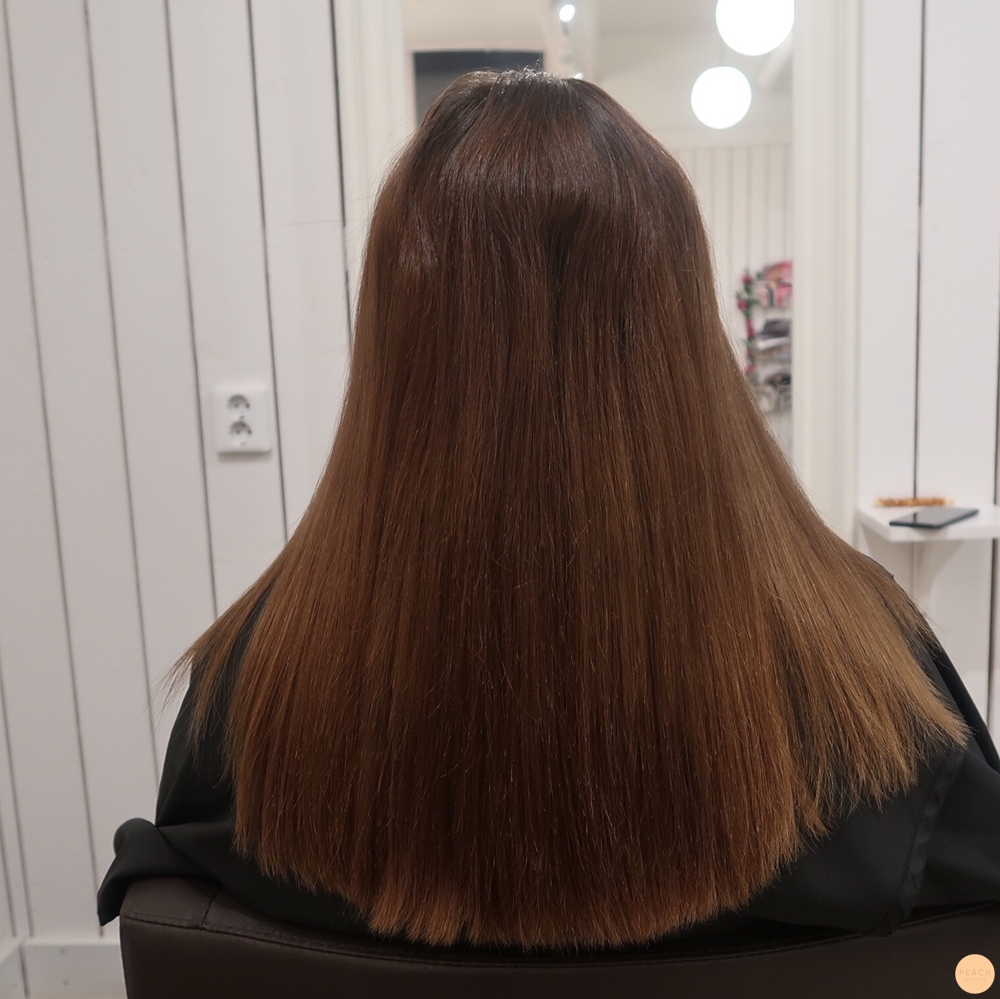 Mörk kall hårfärg