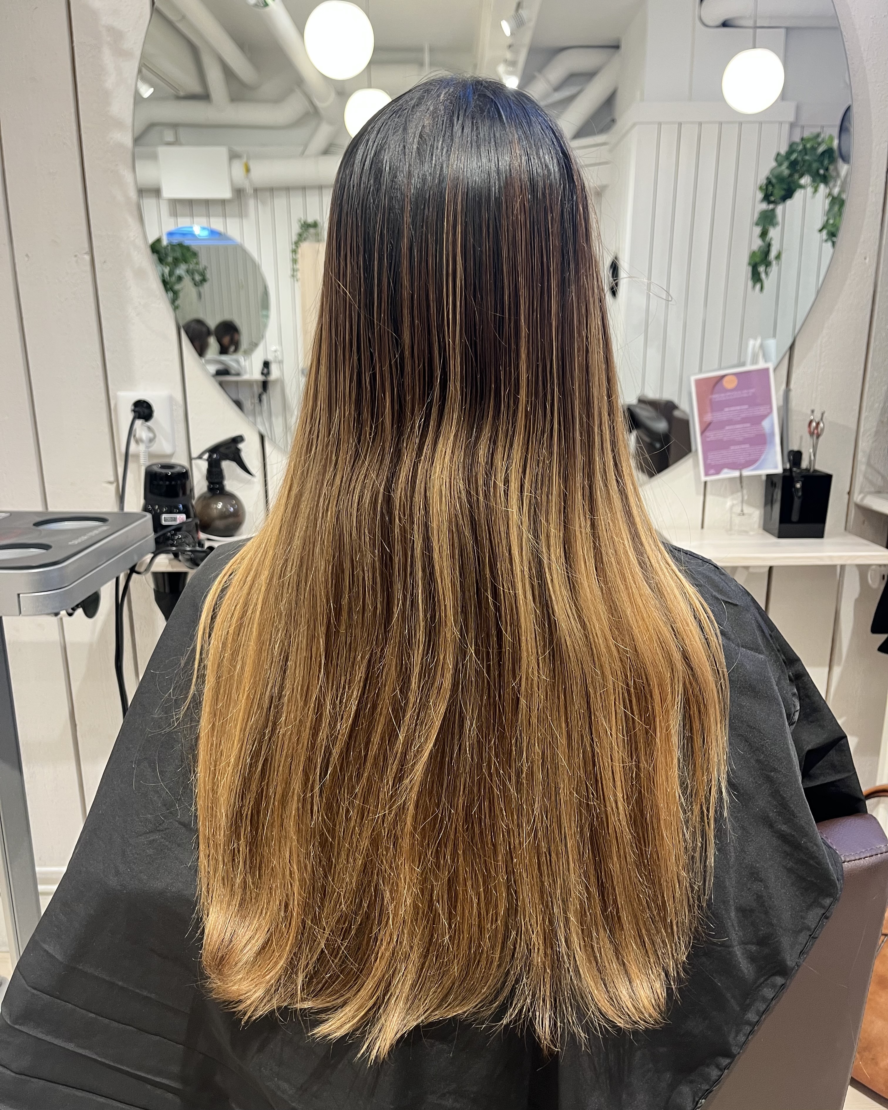 Chokladbrun hårfärg