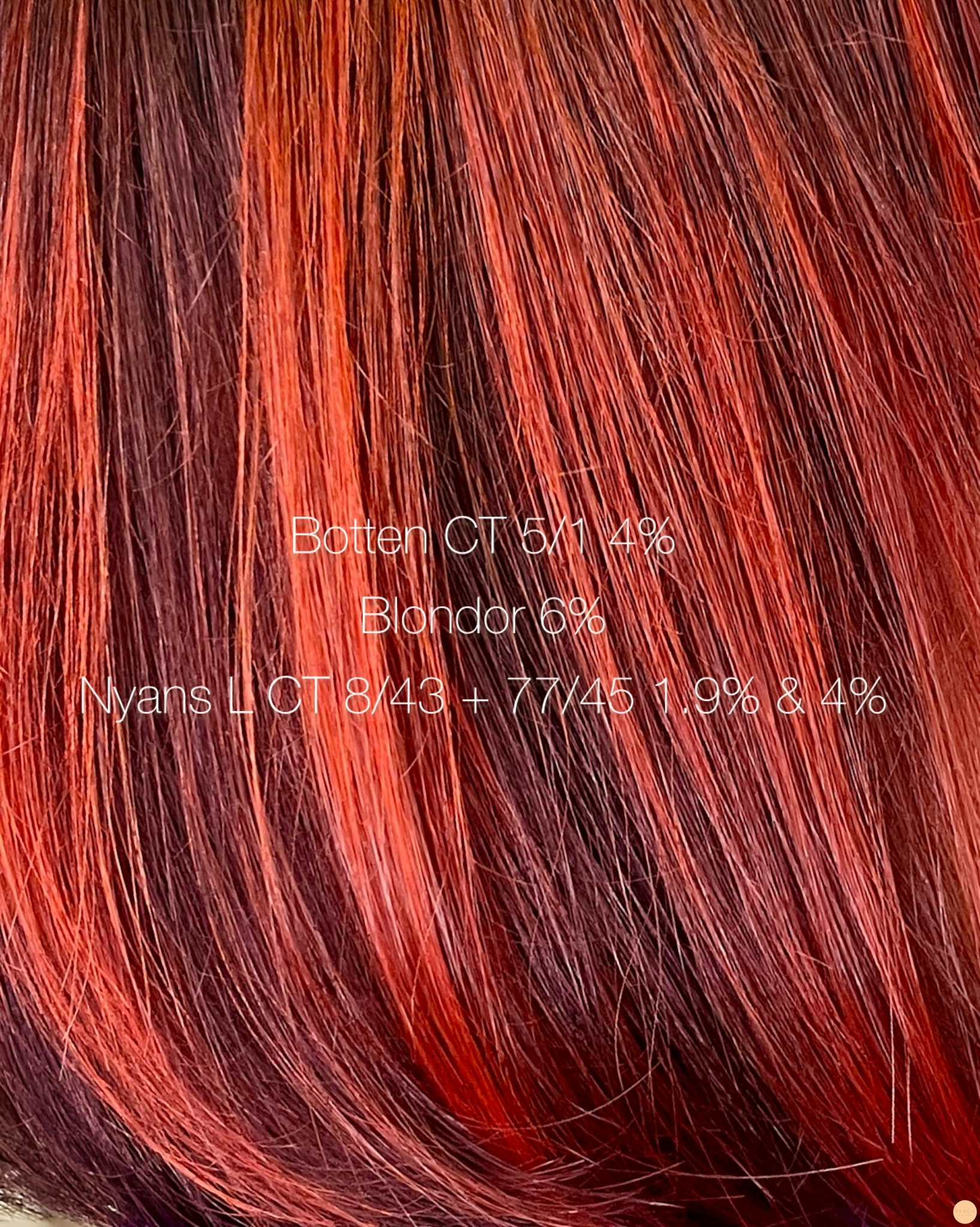 Fire red hair ❤️🔥