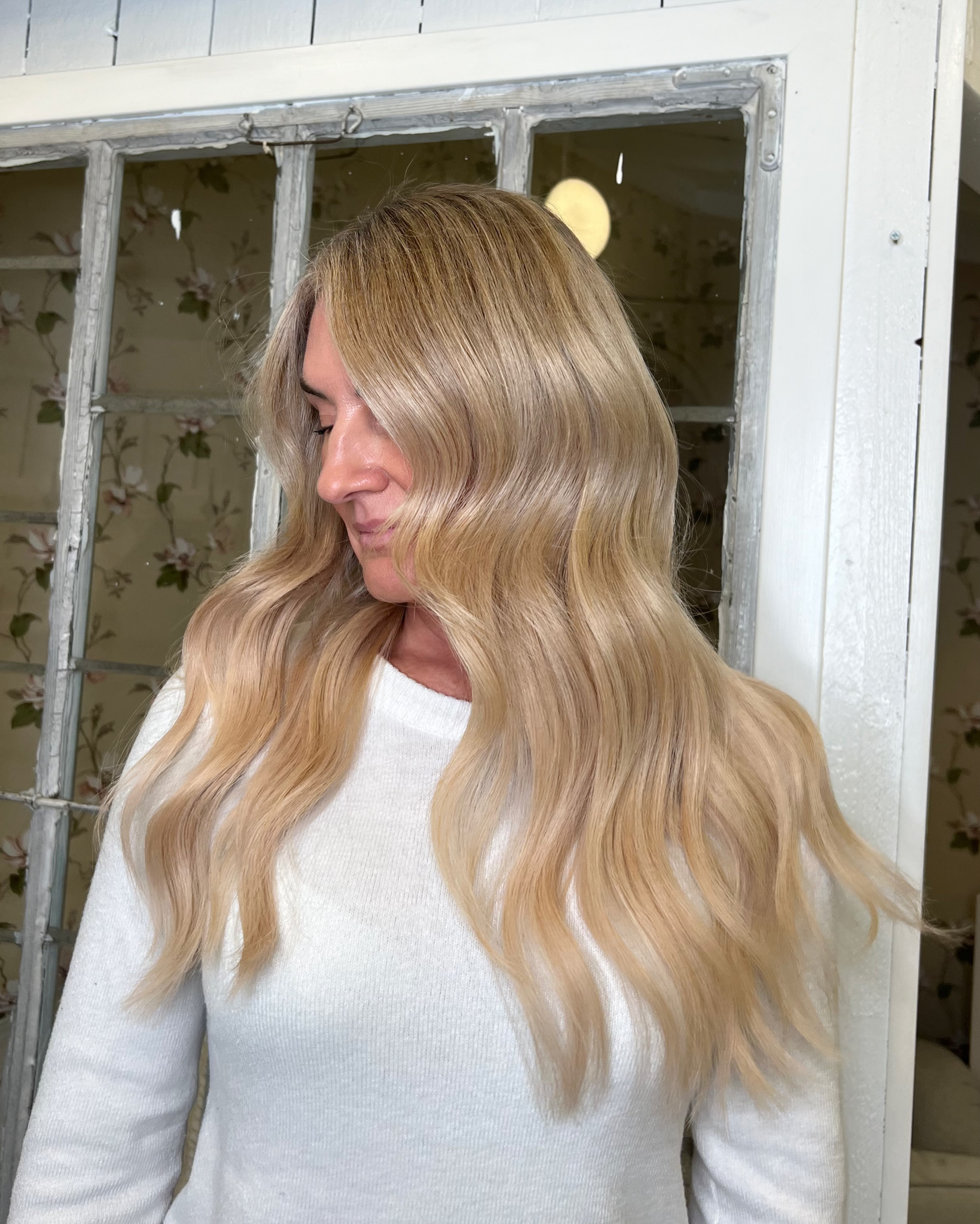 Blonde highlights and extensions 🌟✨
