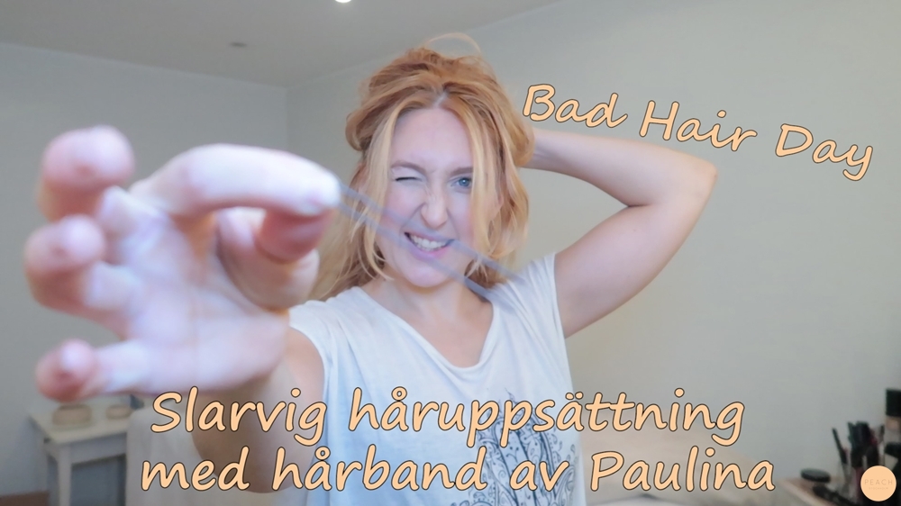 Bad hair day rescue - Tutorial med steg för steg guide till en bohemisk håruppsättning med sjal