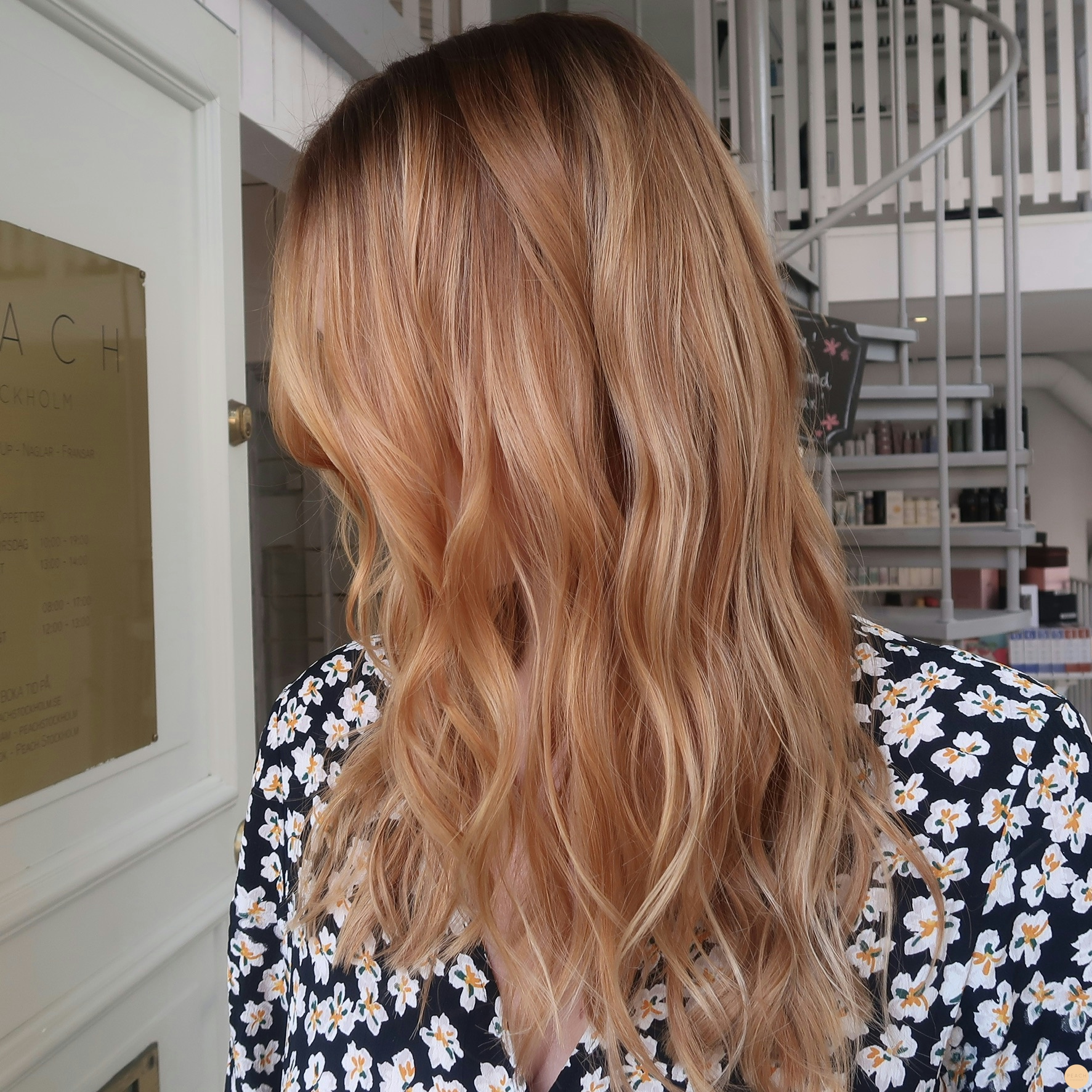 Kopparblond hårfärg