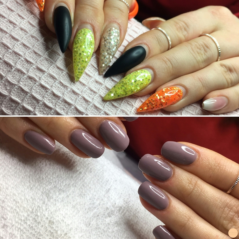 Nagelförstärkning på Peach Stockholm 💅🏼