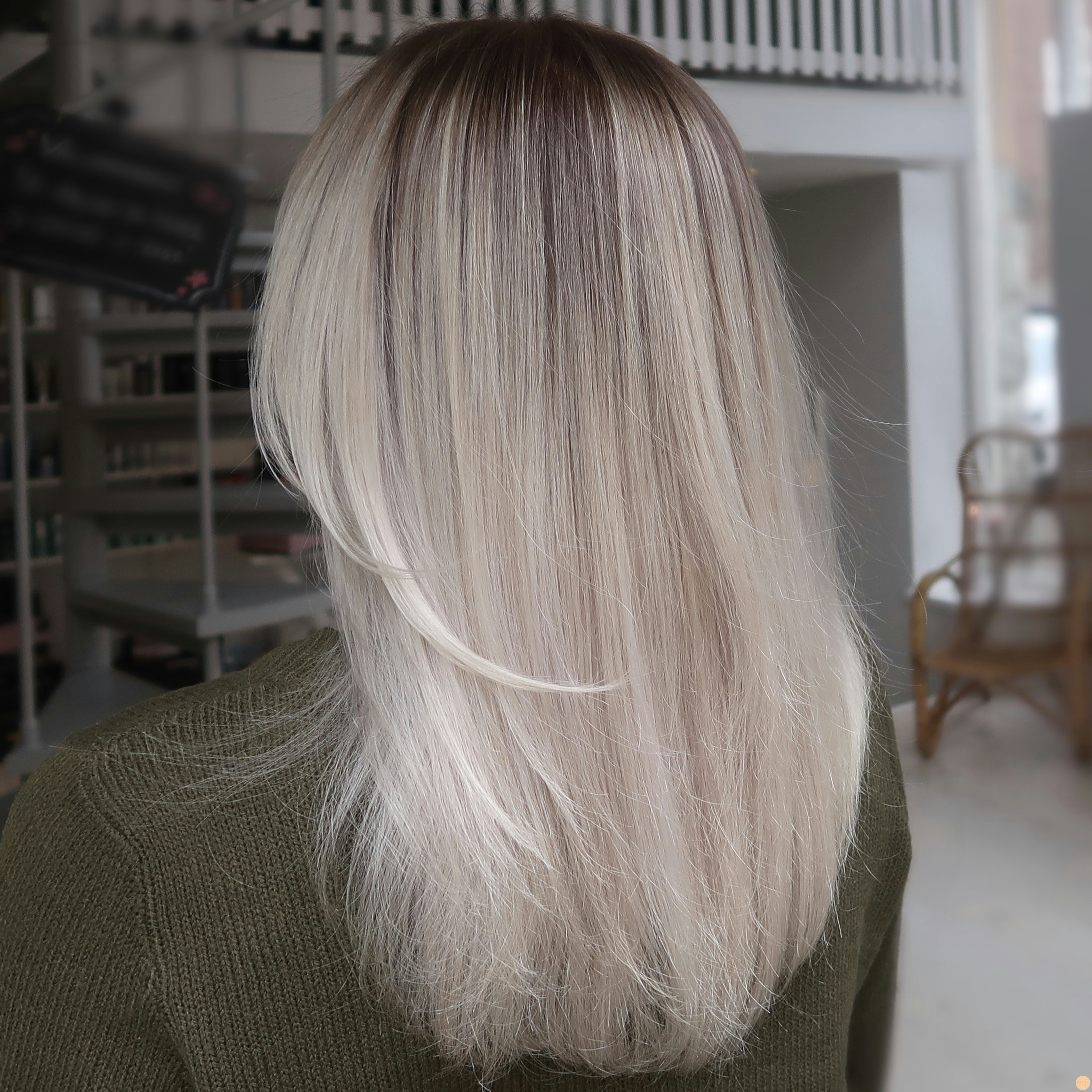 Soft krispig blond färg